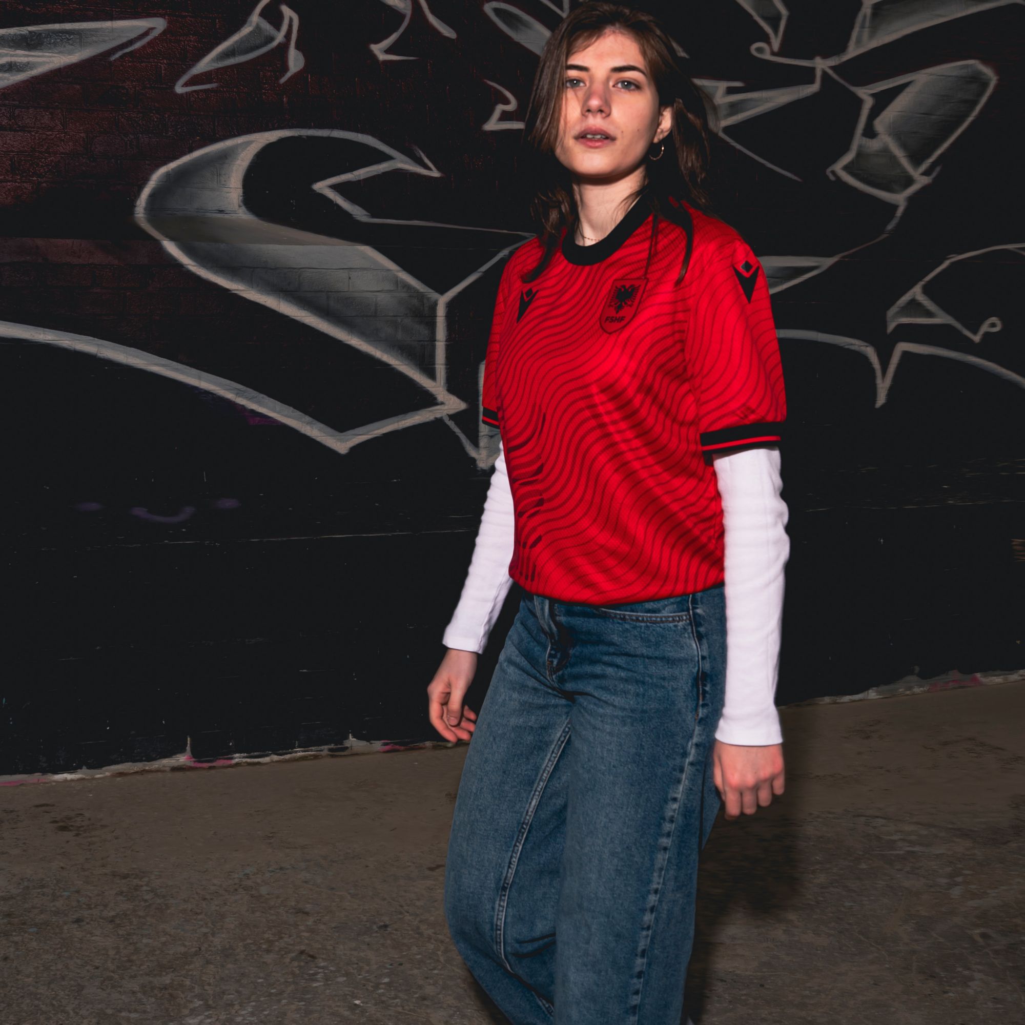 Macron Adult Albania 2026 Home Authentic Jersey product image