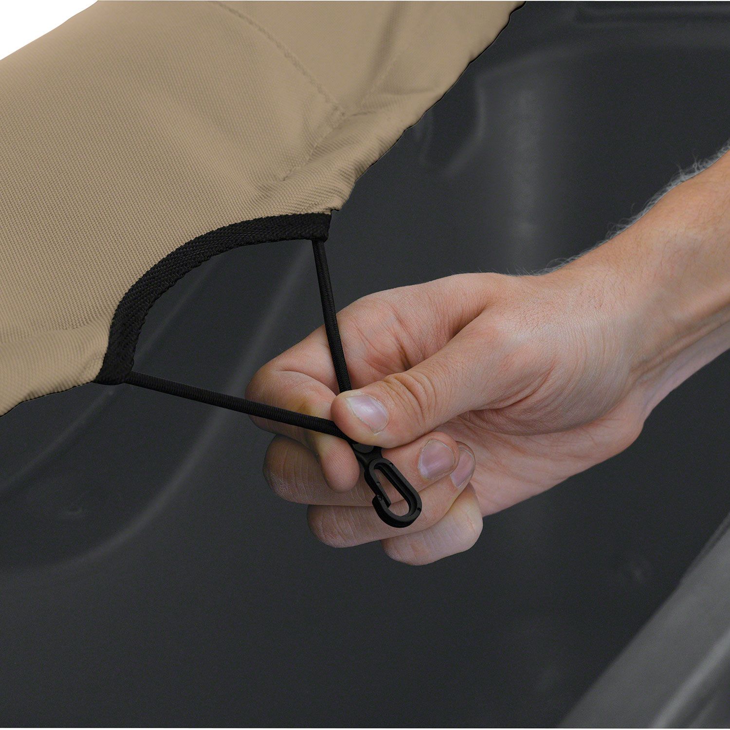 Classic Accessories Fairway Khaki Neoprene-Paneled Seat Cover product image