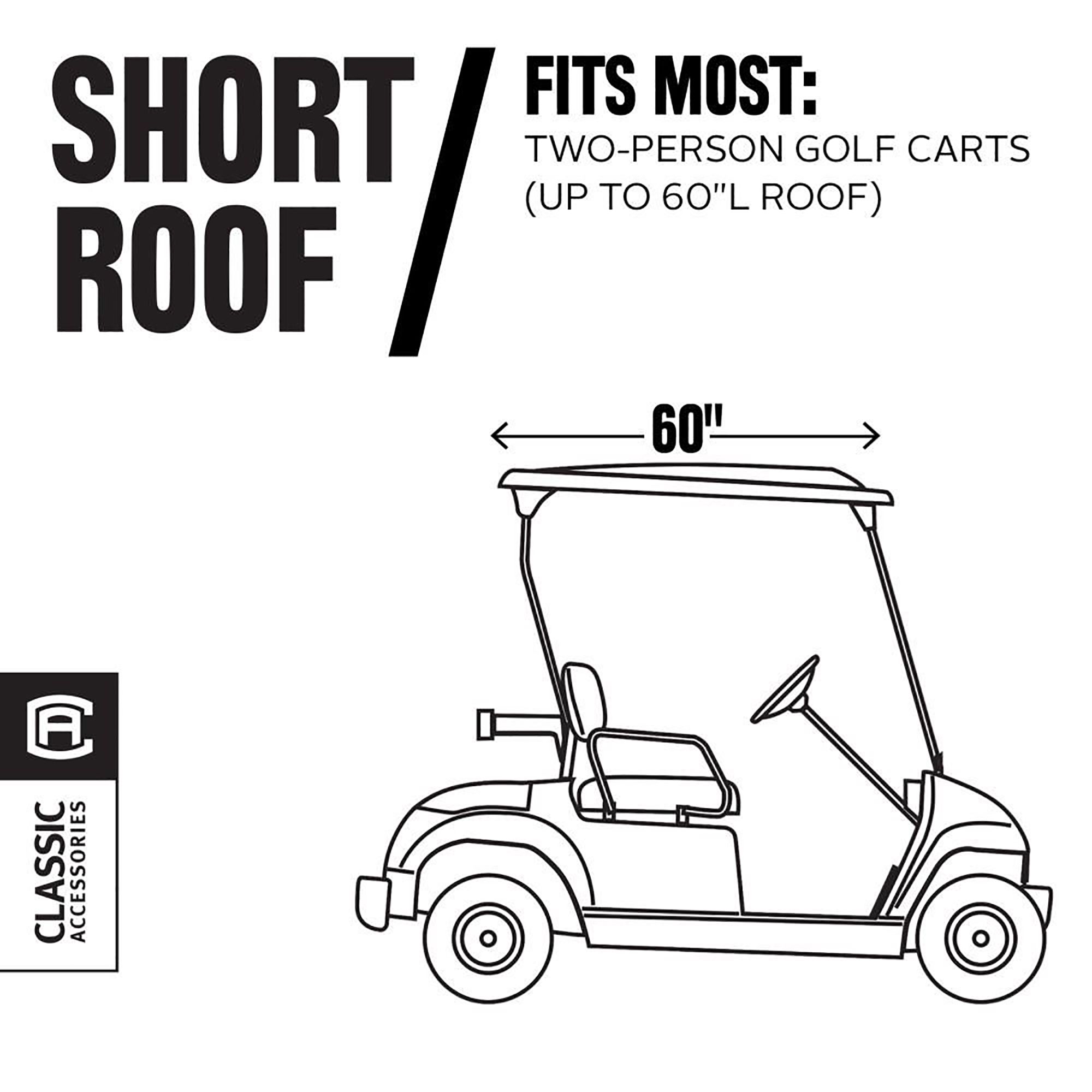 Classic Accessories Fairway Long Golf Cart Cover – Khaki product image