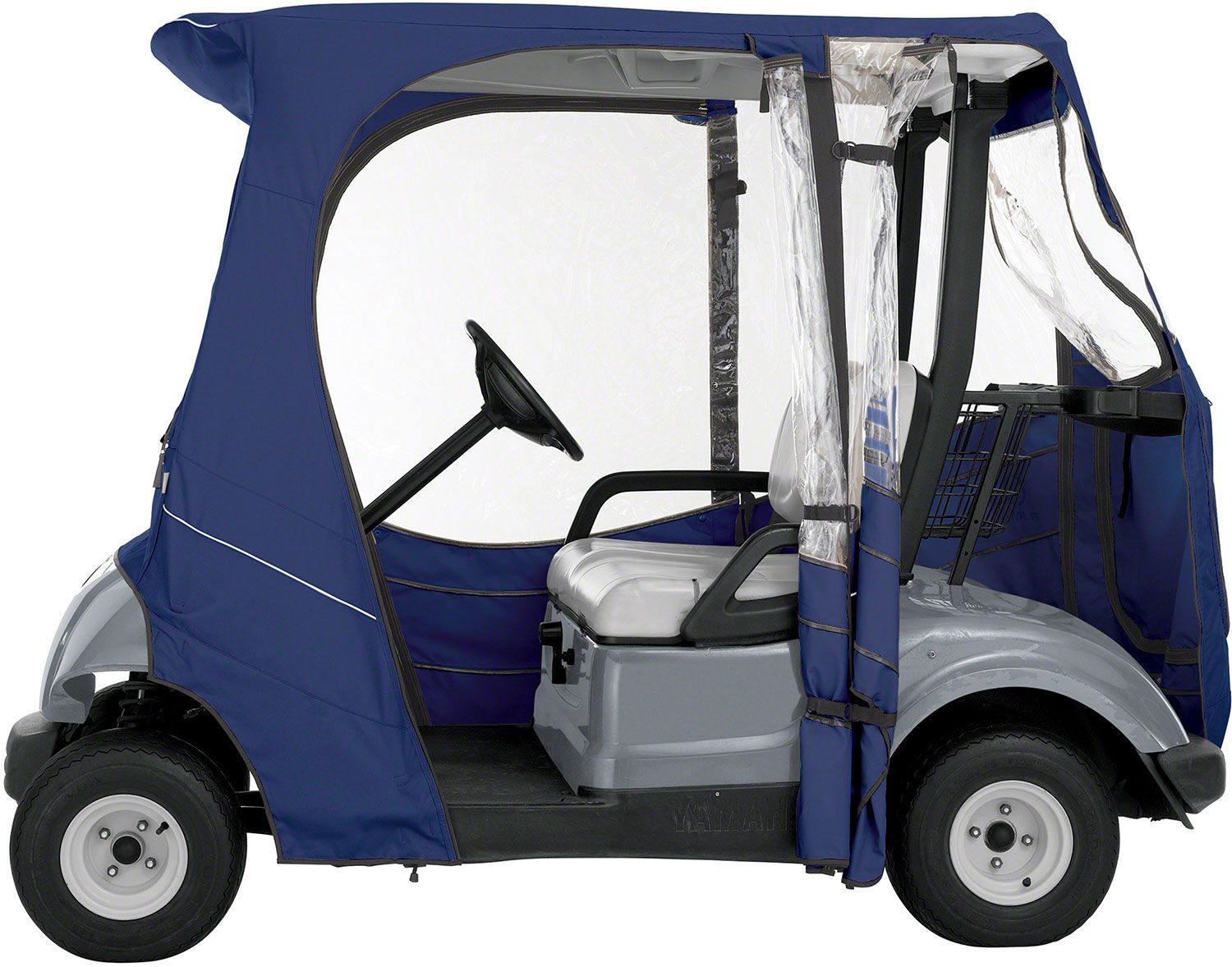 Classic Accessories Fairway FadeSafe Yamaha Golf Cart Enclosure – Navy product image