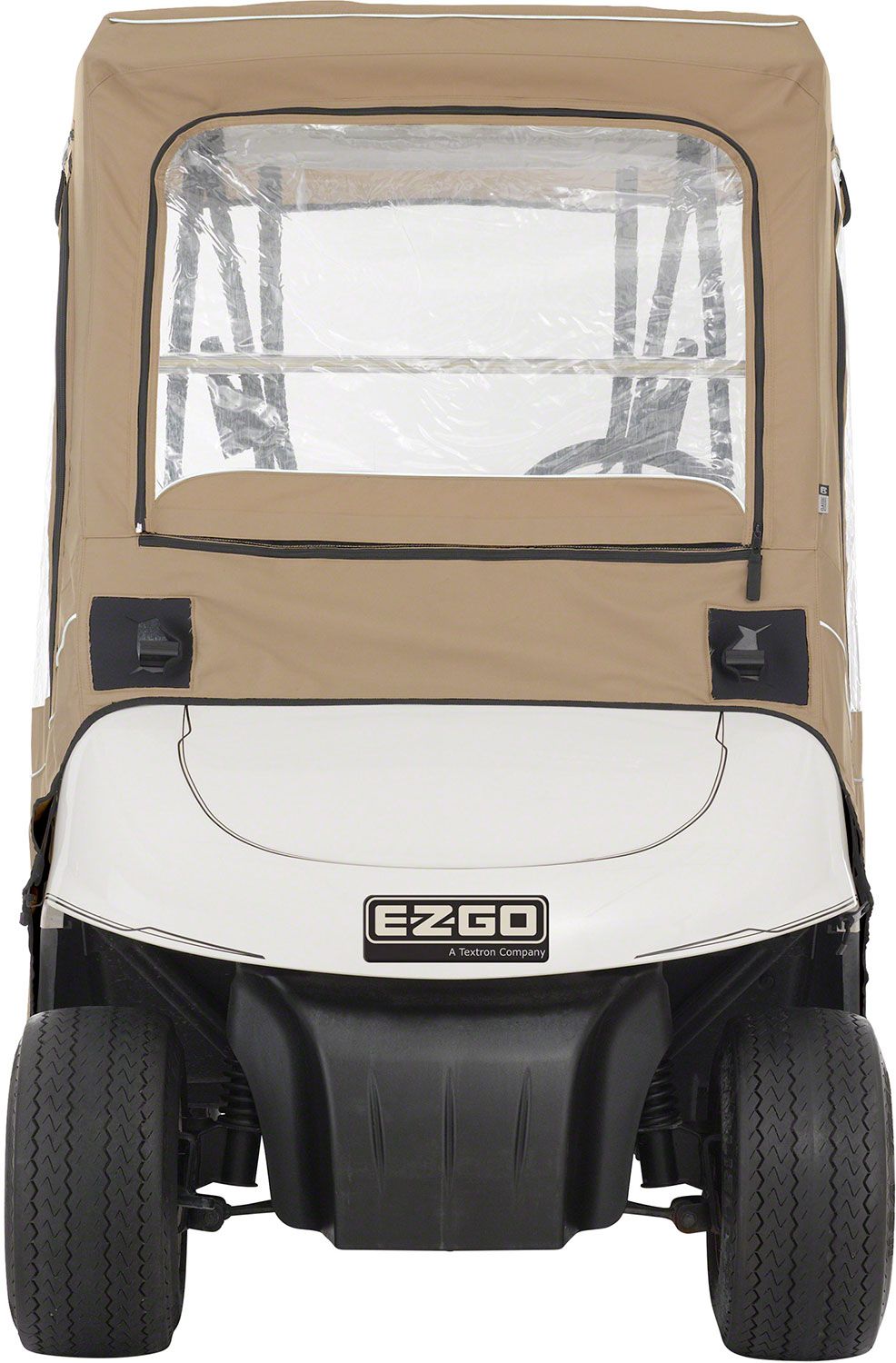 Classic Accessories Fairway E-Z-Go Golf Cart Enclosure - Khaki product image