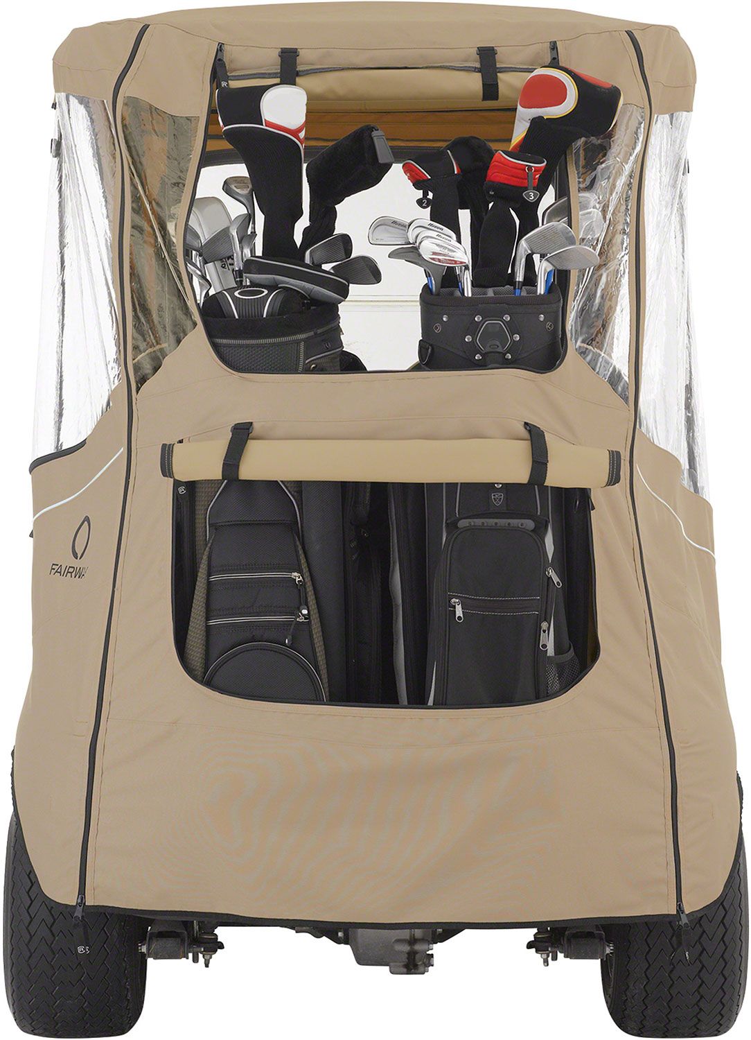 Classic Accessories Fairway Precedent Short Golf Cart Enclosure – Khaki product image