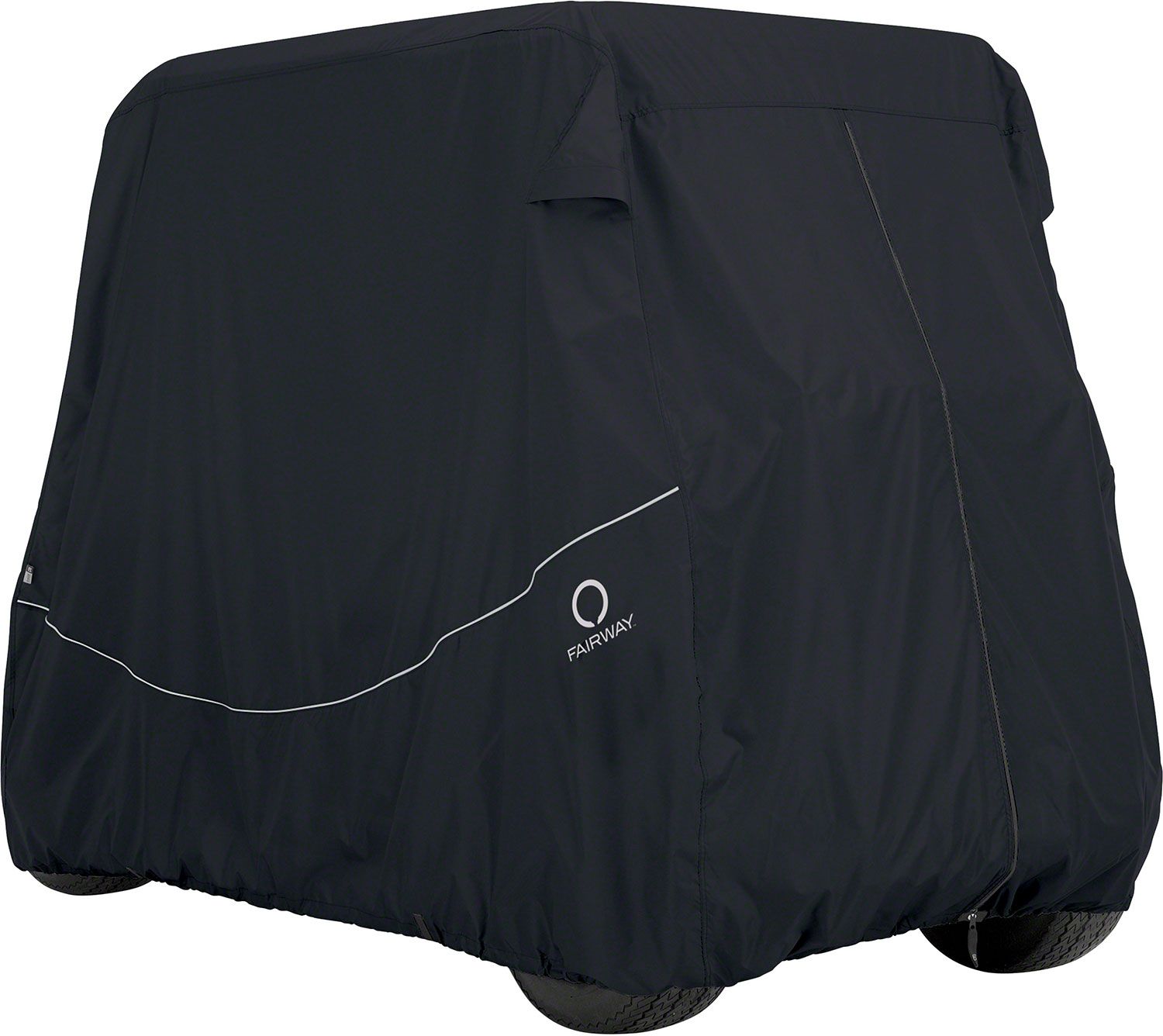 Classic Accessories Fairway Quick-Fit Short Golf Cart Cover - Black product image