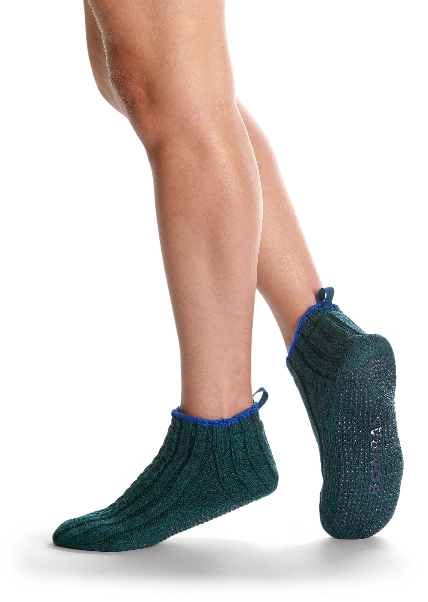 Bombas Women's Cable Knit Gripper Slippers product image