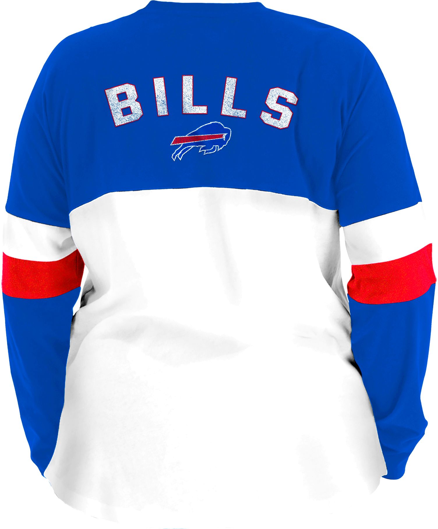 New Era Women's Buffalo Bills Lace White Plus Size Long Sleeve T-Shirt product image