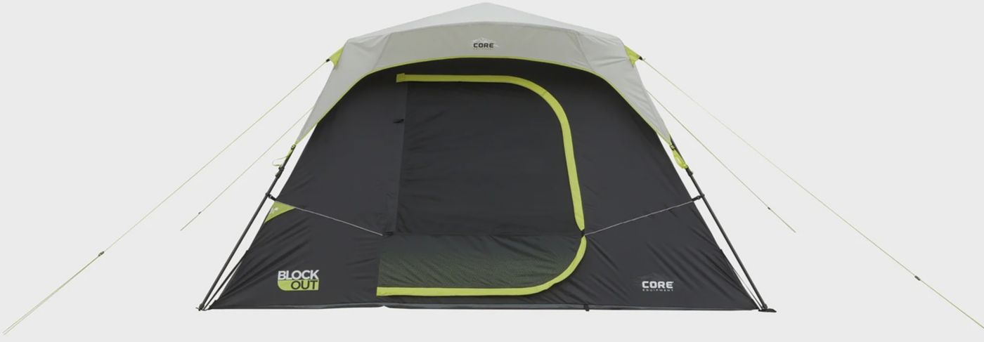 Core Equipment Instant Blockout Cabin 6 Person Tent Dick s Sporting Goods