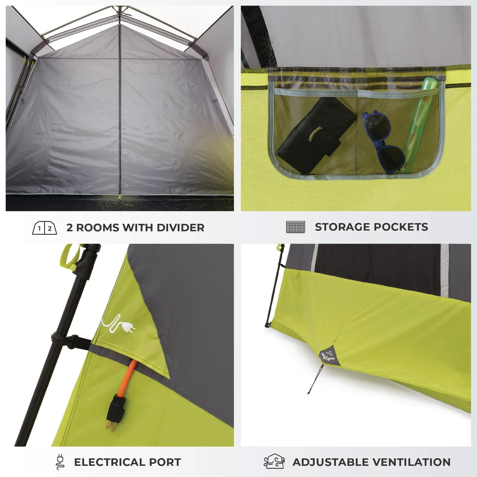 CORE Equipment 10 Person Instant Cabin Tent product image