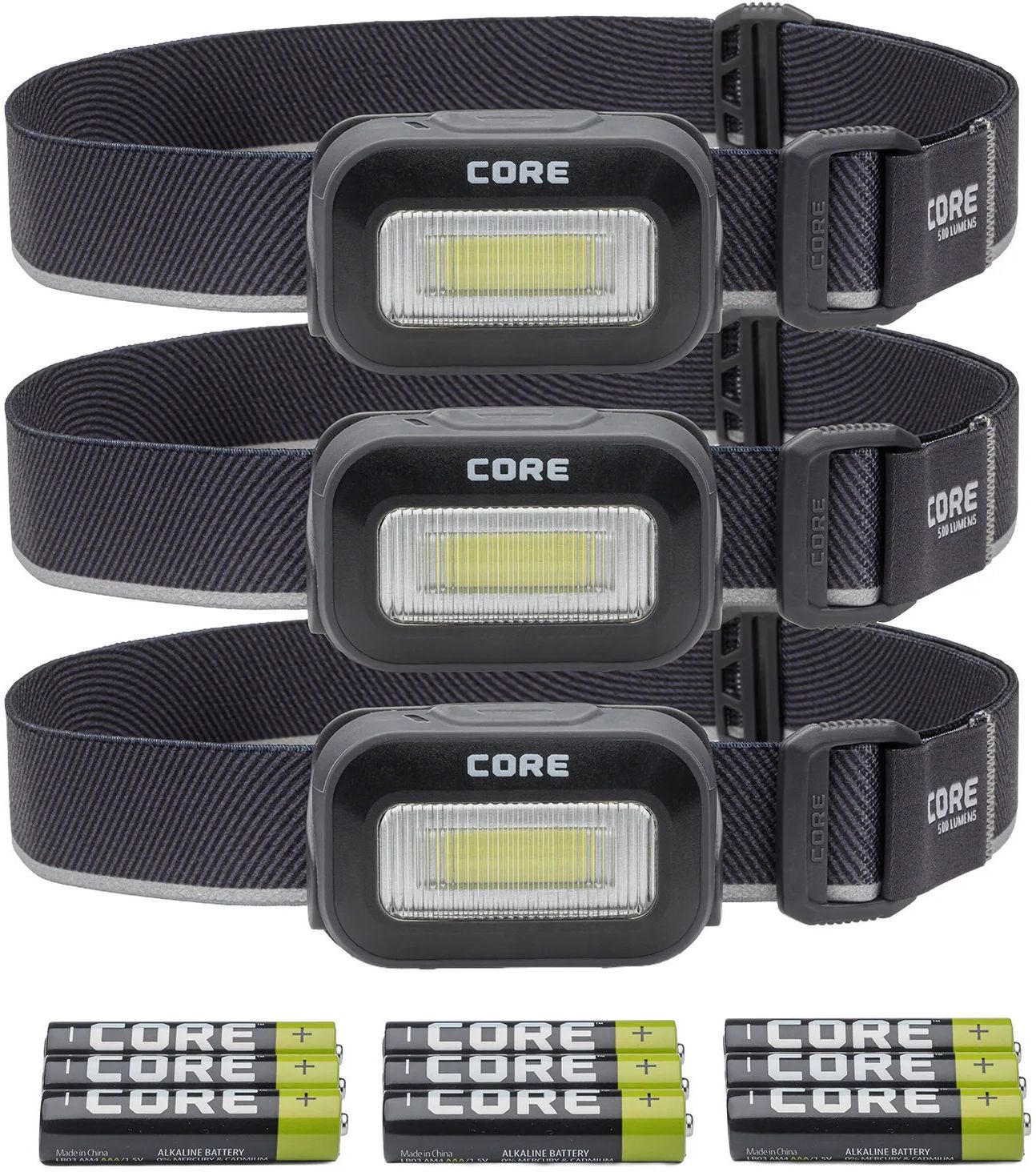 CORE Equipment 500LU Headlamp 3PK product image