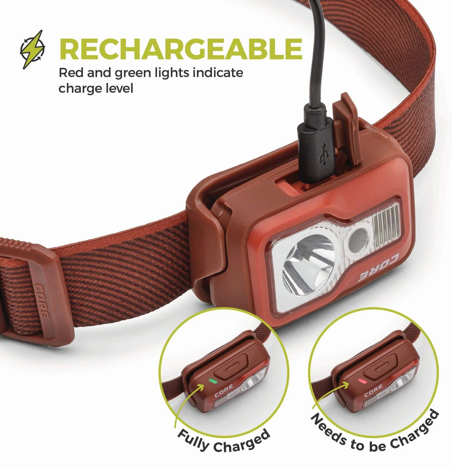 CORE Equipment 600LU Rechargeable Headlamp product image