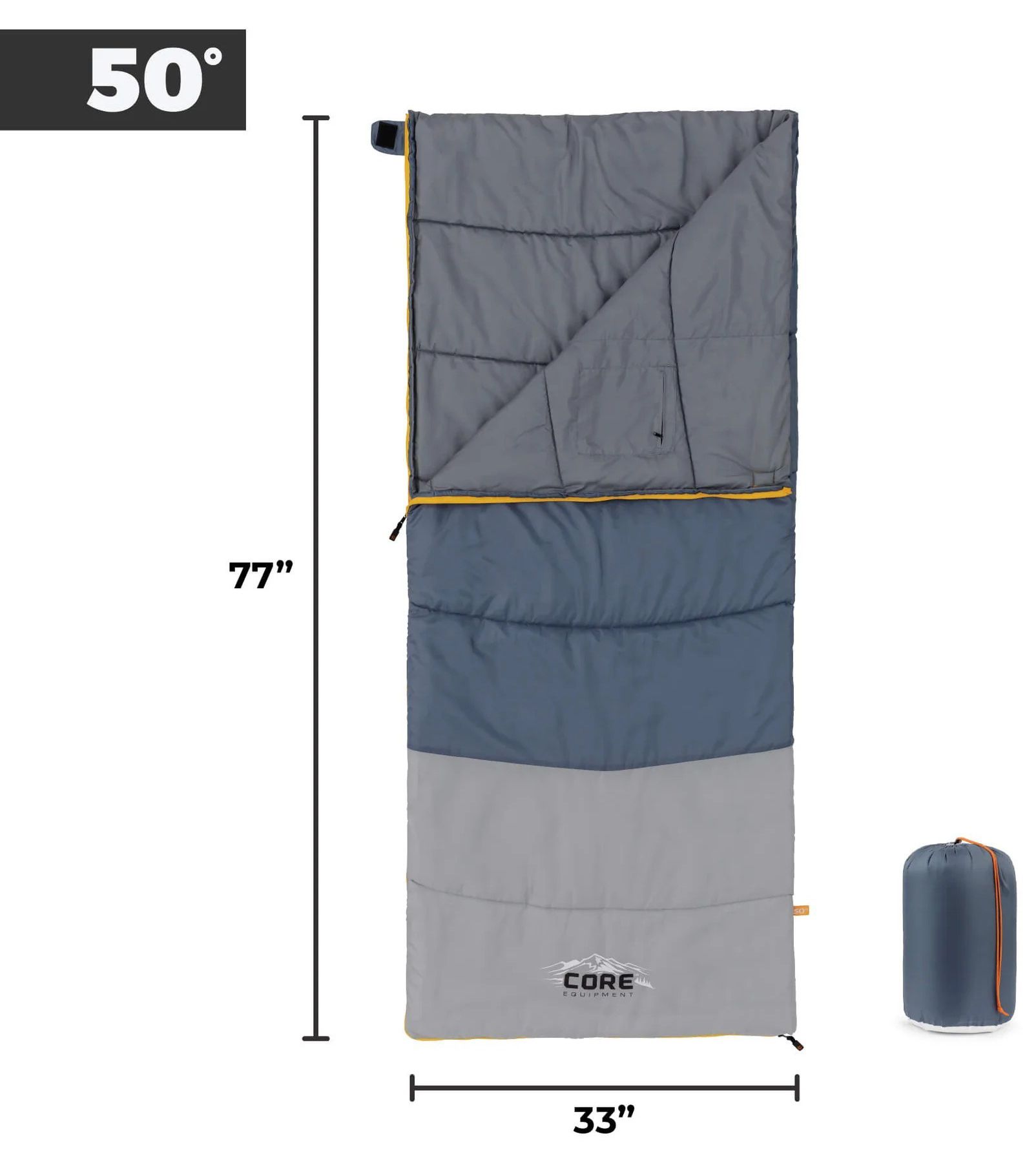 CORE Equipment 30 Degree XL Sleeping Bag product image