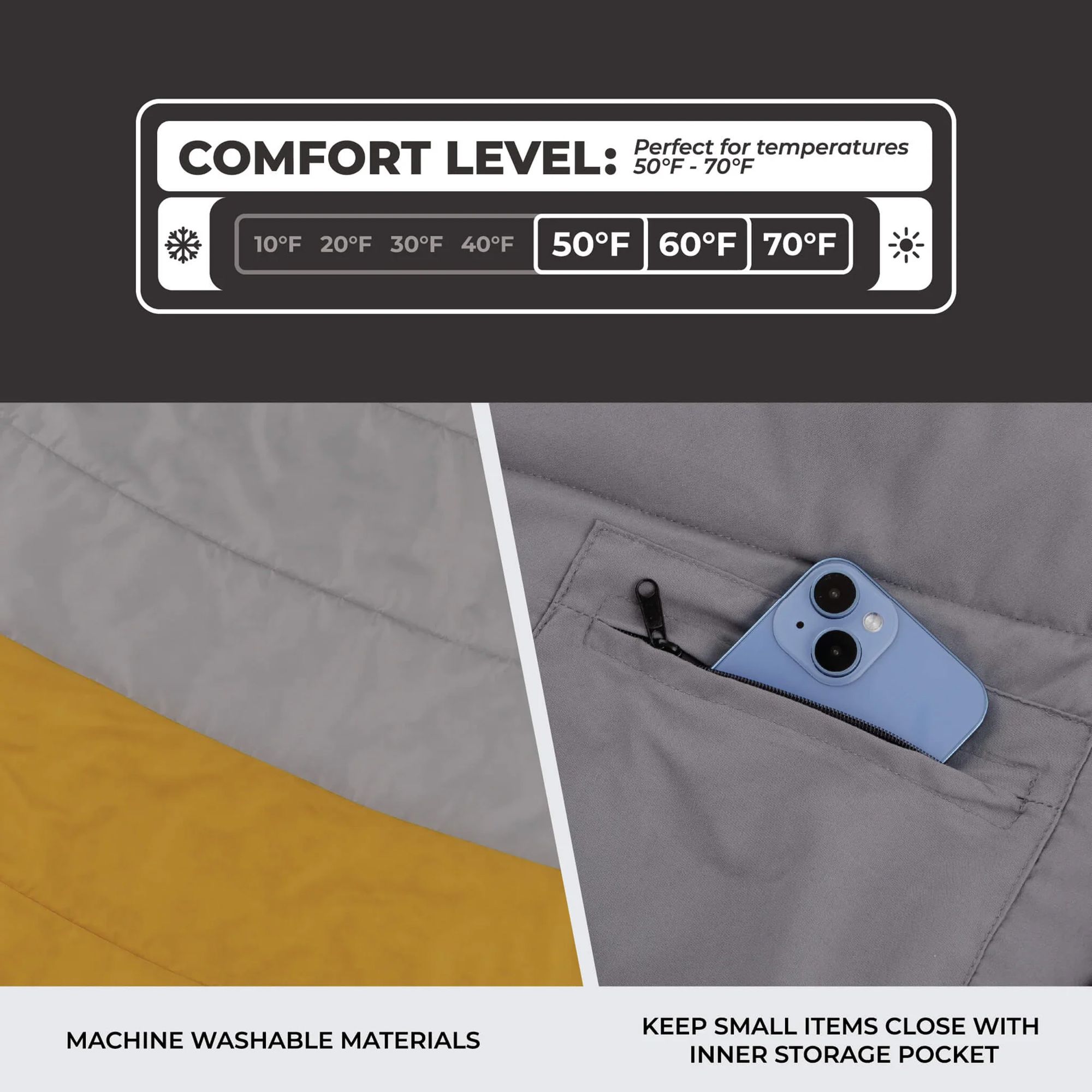 CORE Equipment XL Double Sleeping Bag 50F product image