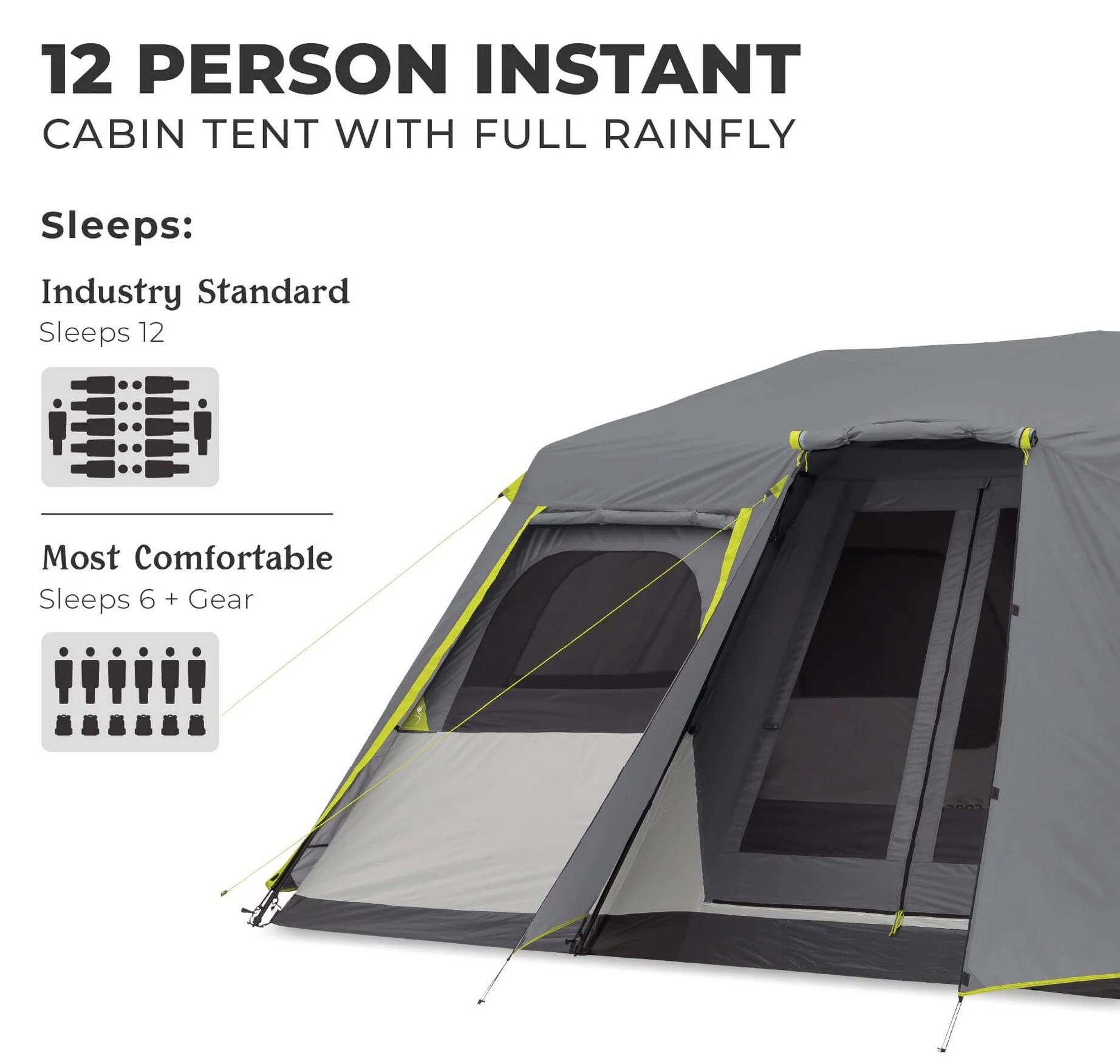 CORE Equipment 12 Person Instant Cabin Tent product image