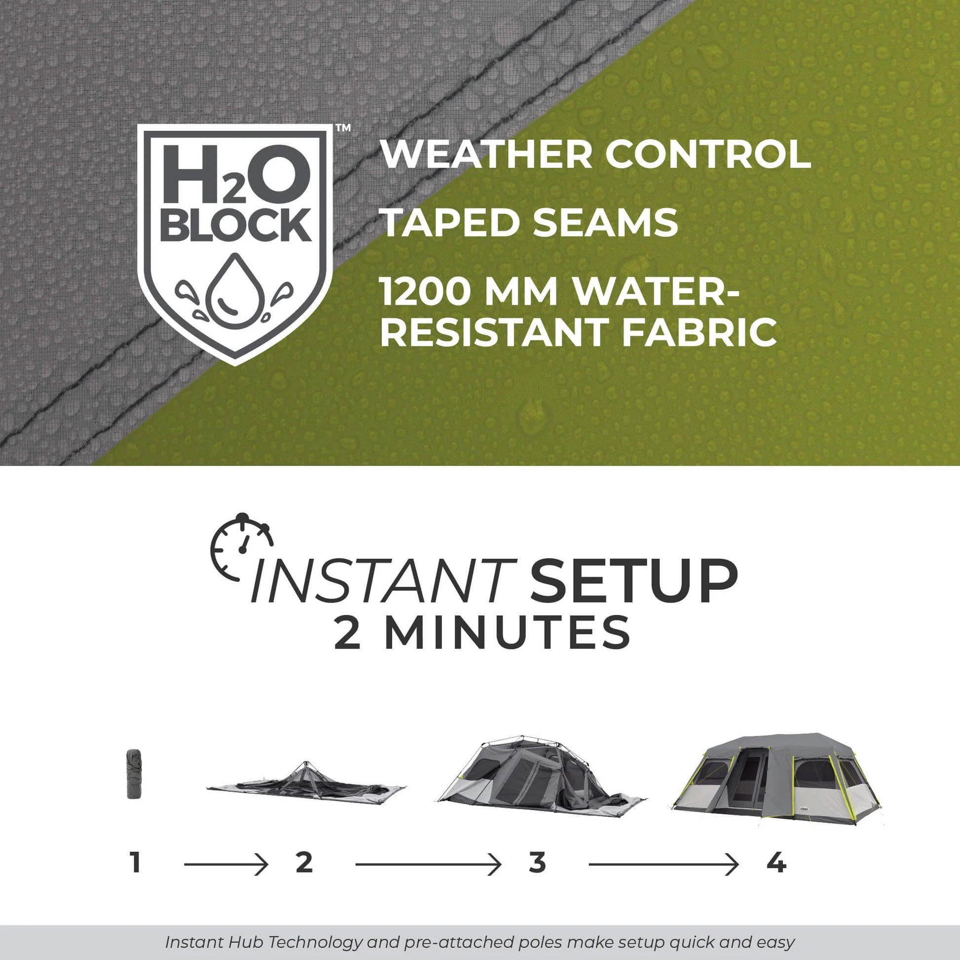 CORE Equipment 12 Person Instant Cabin Tent product image