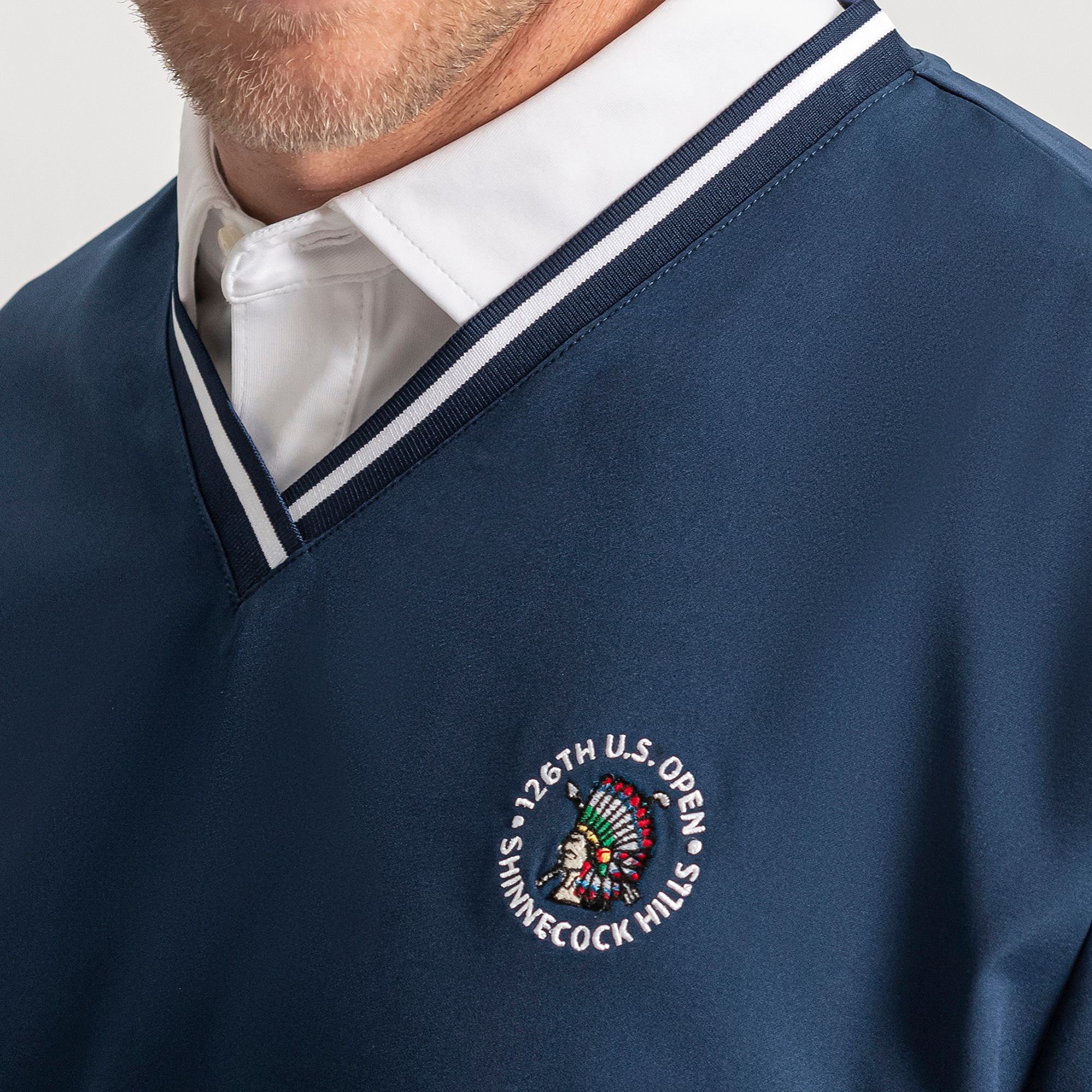 FootJoy Men's 2026 U.S. Open V-Neck Long Sleeve Golf Windshirt product image