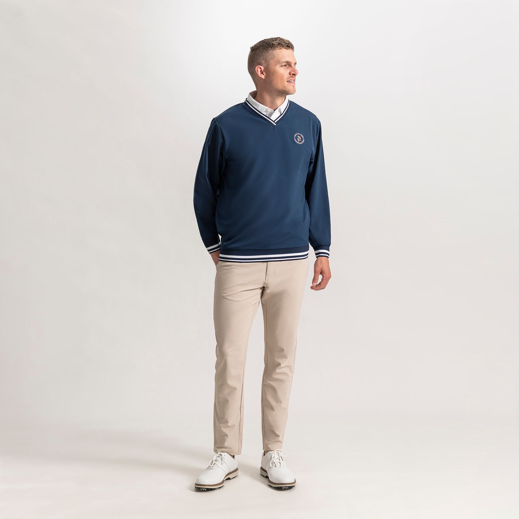 FootJoy Men's 2026 U.S. Open V-Neck Long Sleeve Golf Windshirt product image