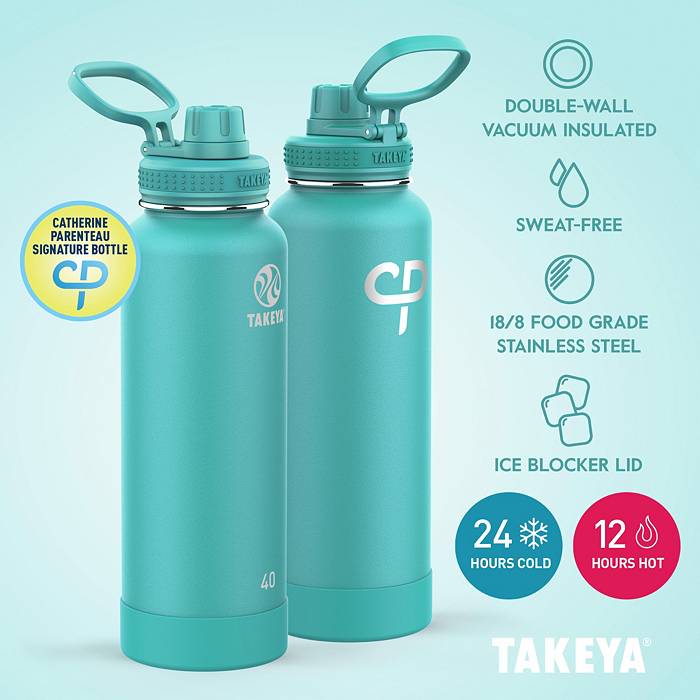 40oz CP Signature Pickleball Insulated Water Bottle with Straw – Catherine  Parenteau