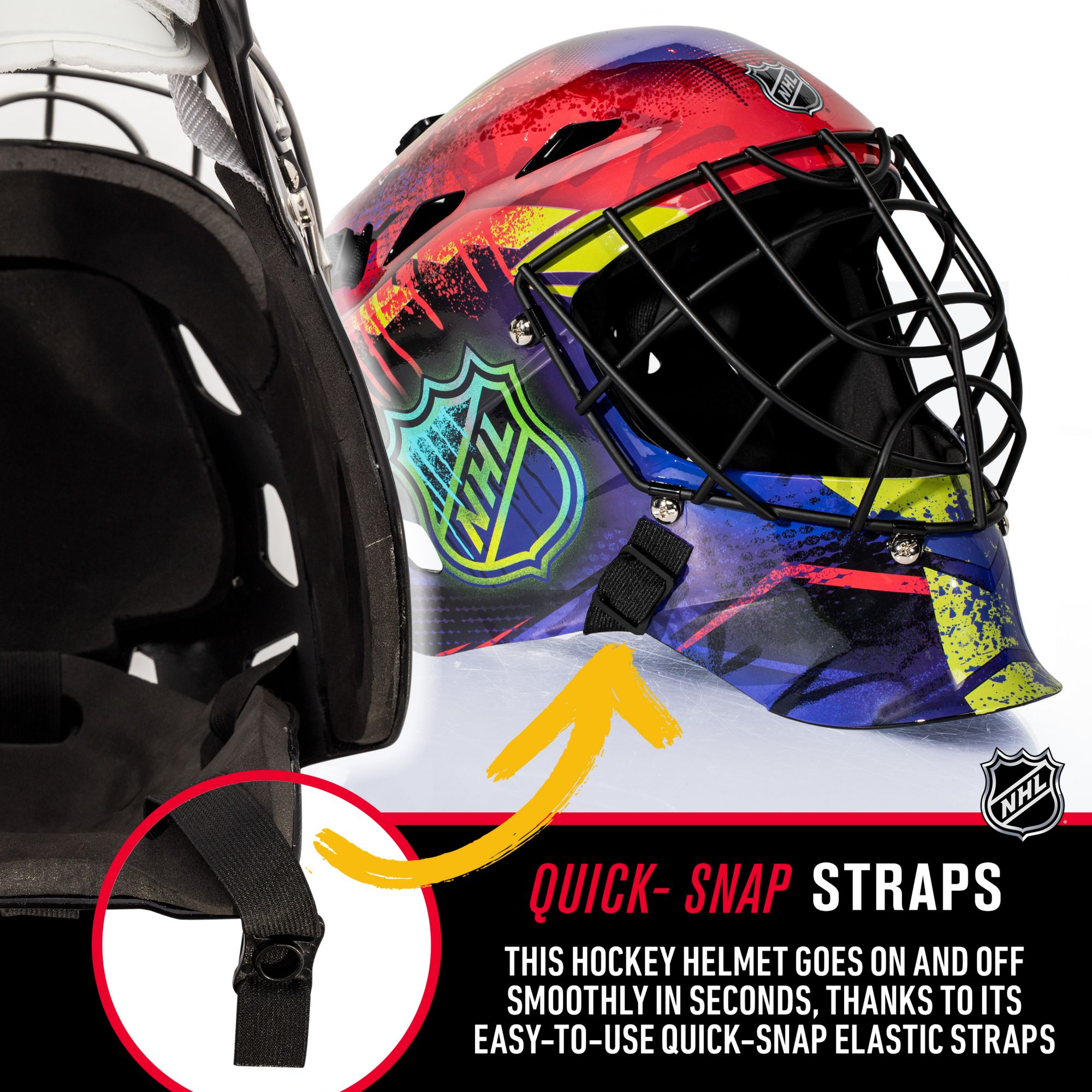 Franklin Sports Youth NHL GFM1500 Street Hockey Goalie Mask product image