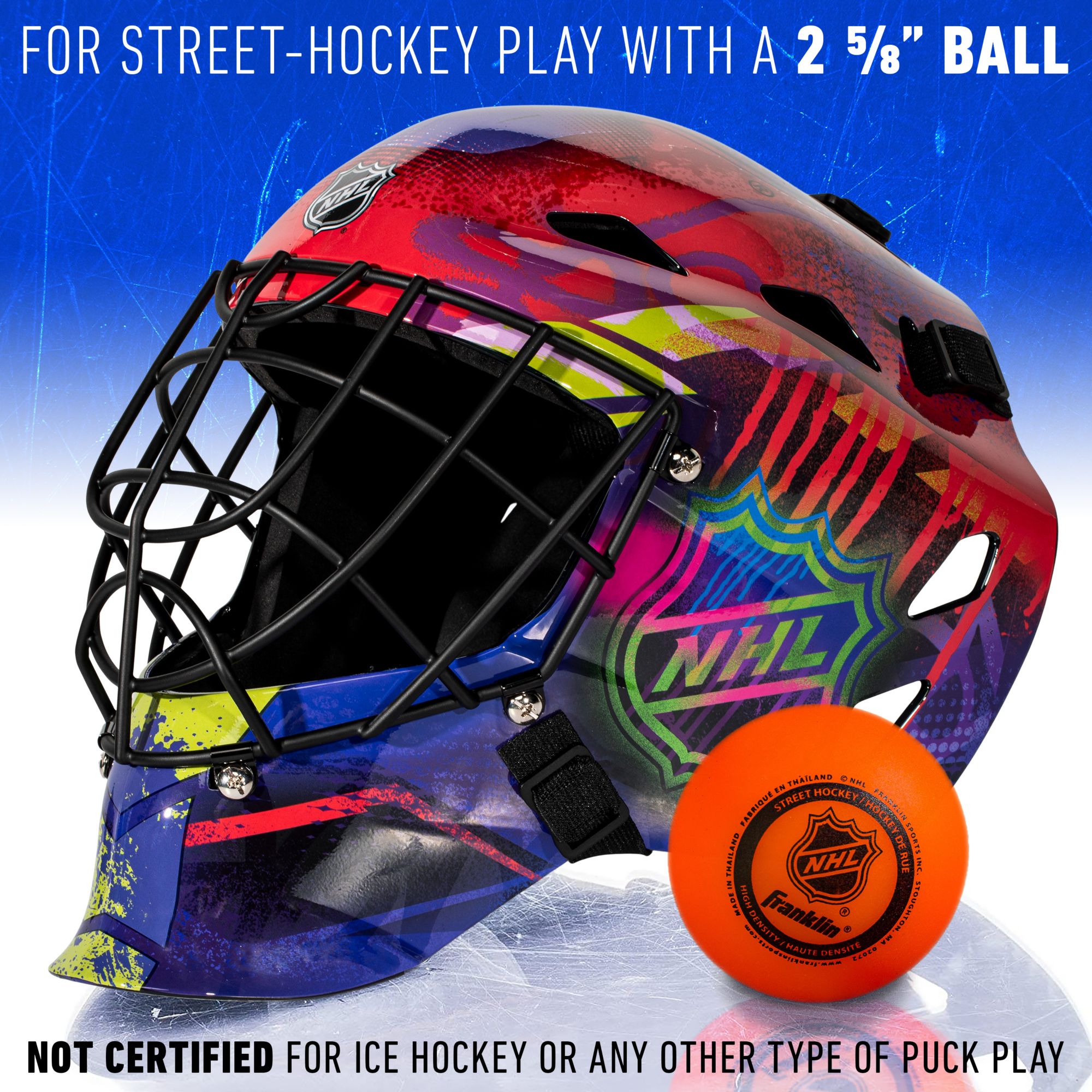 Franklin Sports Youth NHL GFM1500 Street Hockey Goalie Mask product image