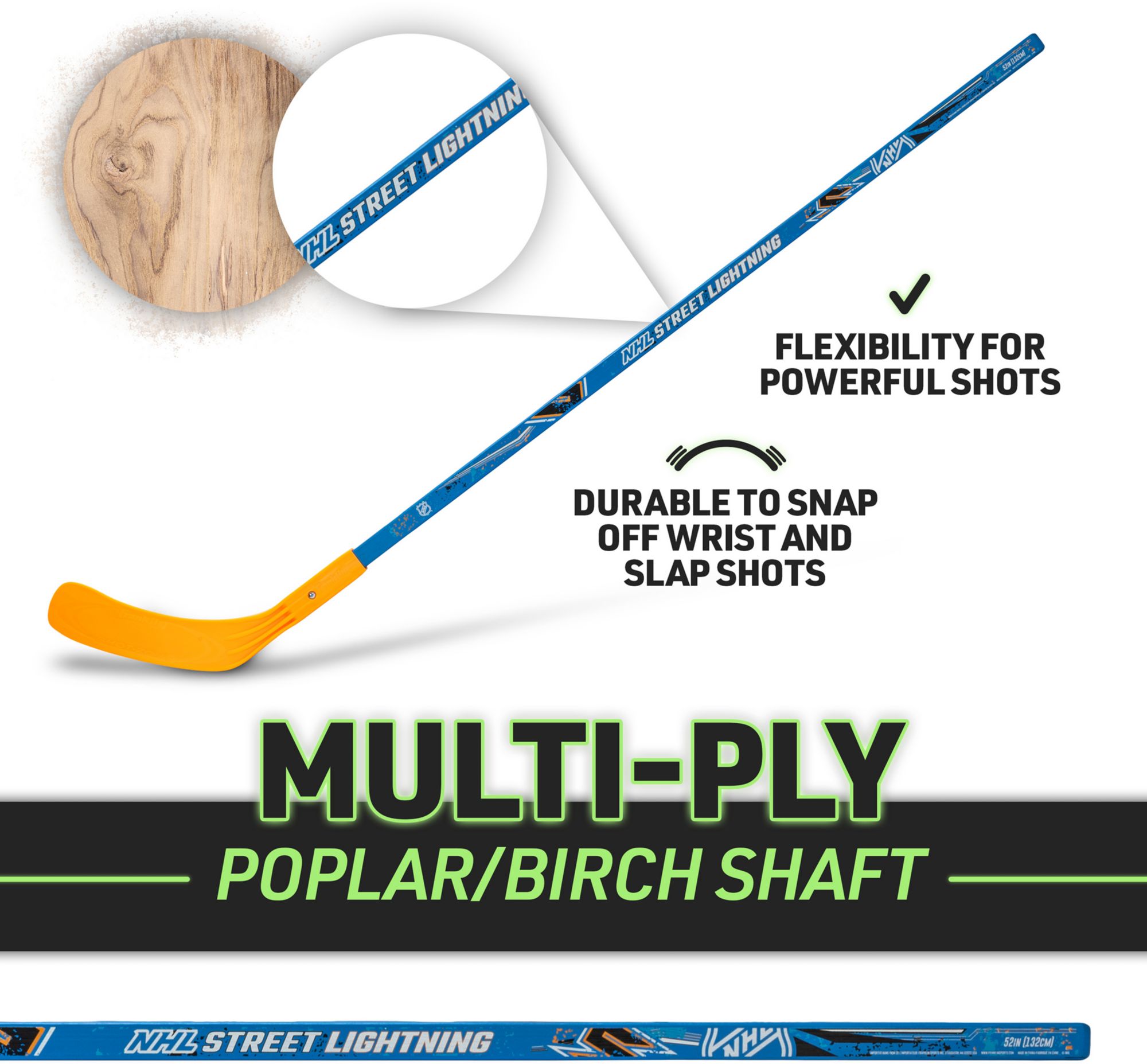 Franklin Sports Junior Lightning Street Hockey Stick product image