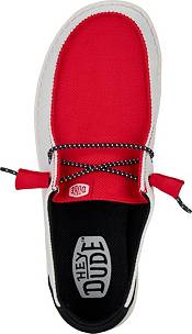 Hey Dude Women's Wendy Louisville Cardinals Shoes, Size 6, Red | Holiday Gift