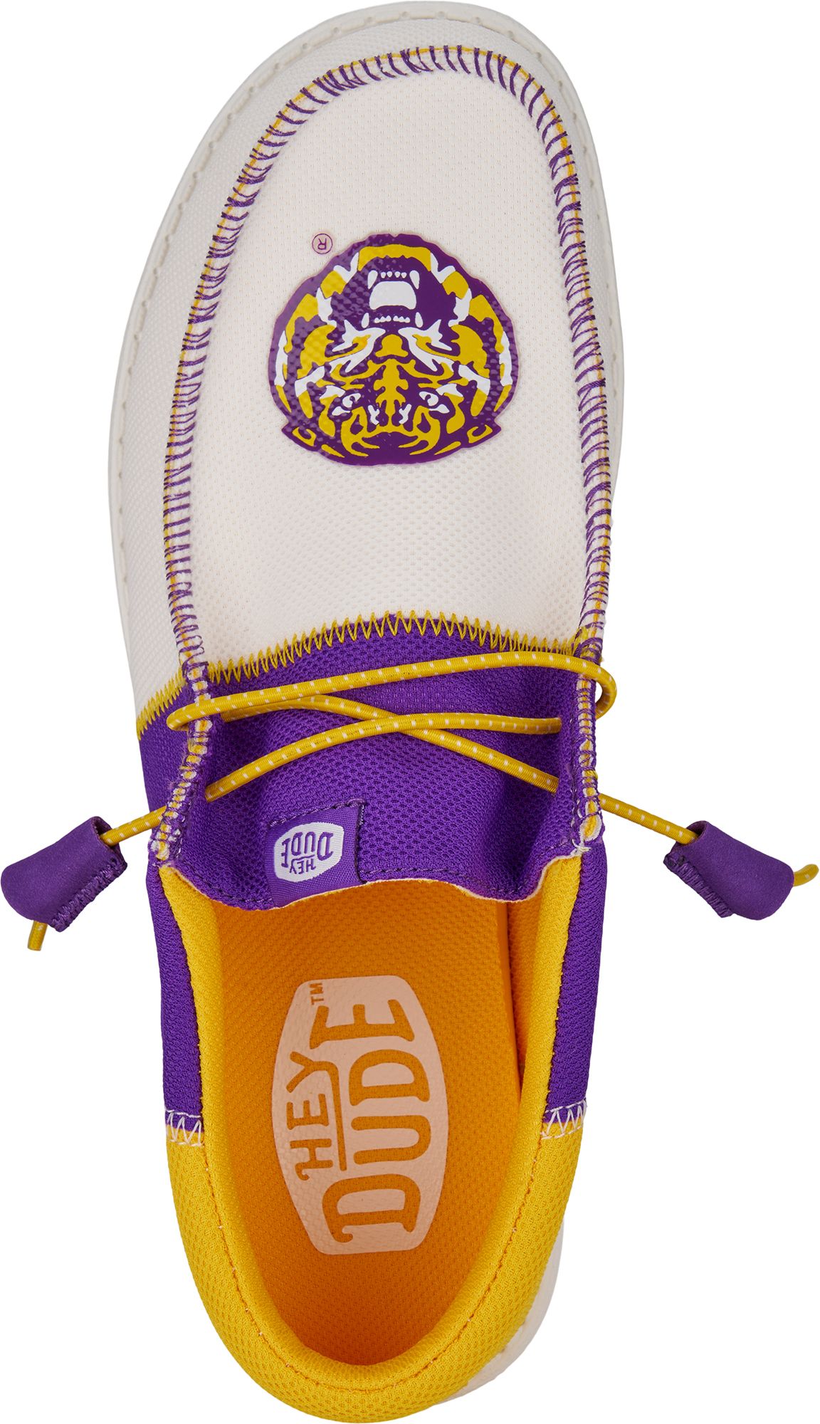 Hey Dude Men's Wally Tri LSU Tigers Shoes