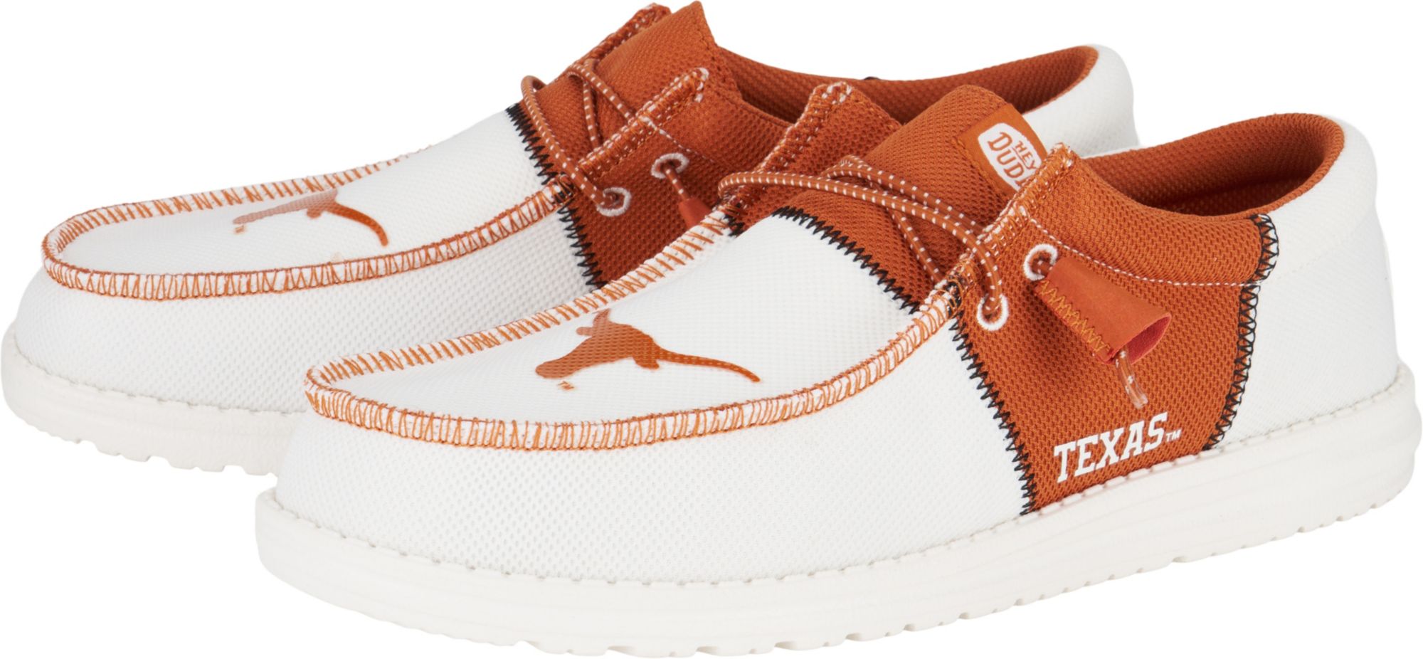 Hey Dude Men's Wally Tri Texas Longhorns Shoes