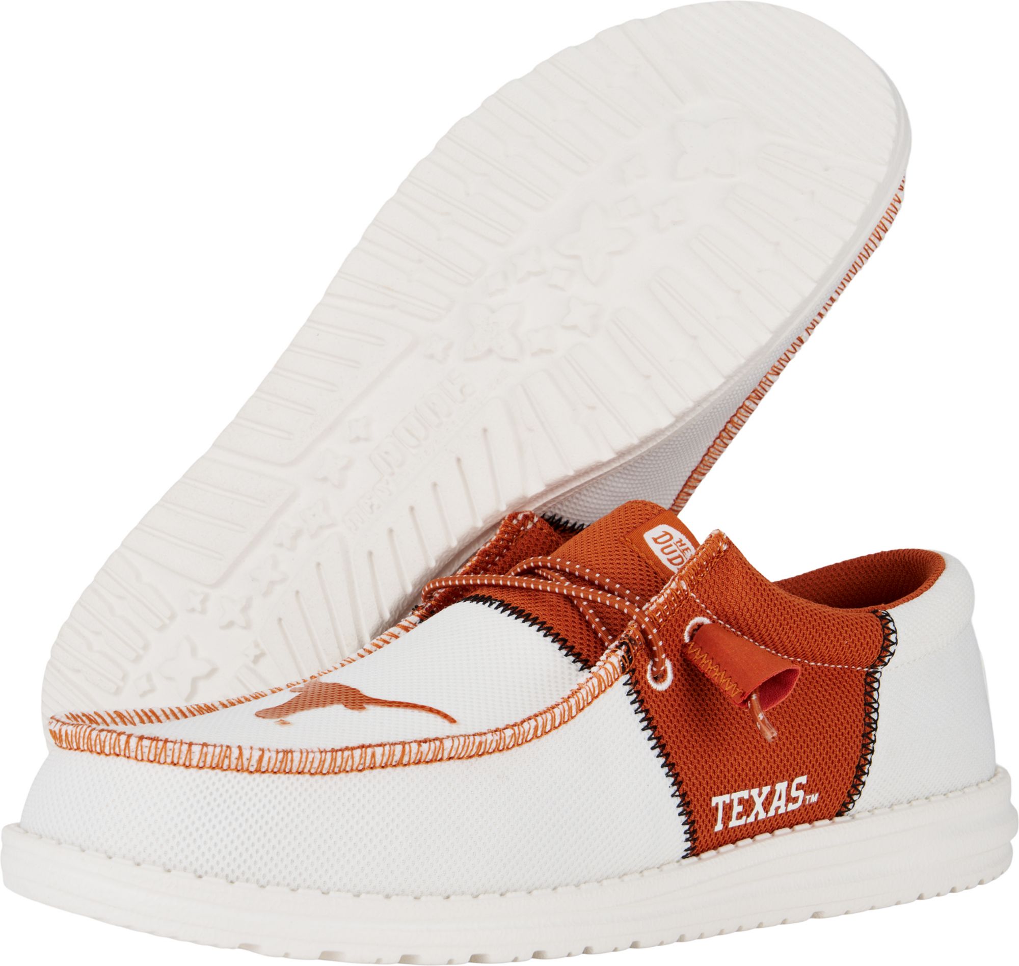 Hey Dude Men's Wally Tri Texas Longhorns Shoes