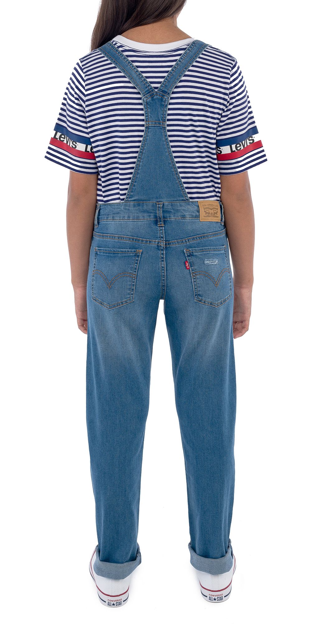 girls levi overalls