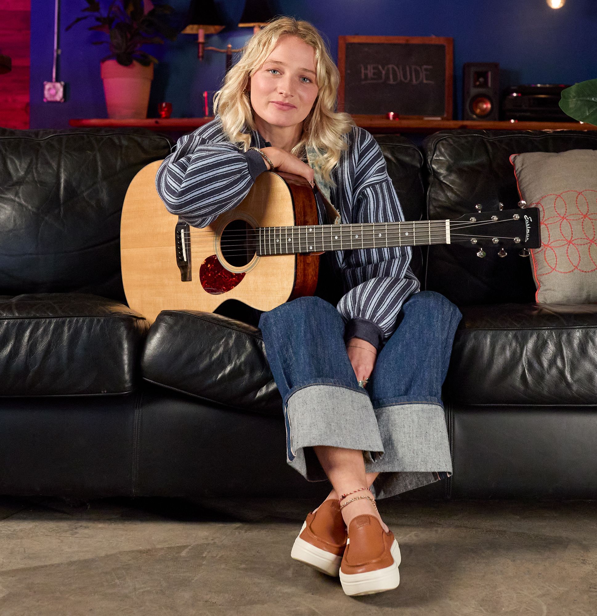 Hey Dude Women's Austin Lift Leather Shoe product image