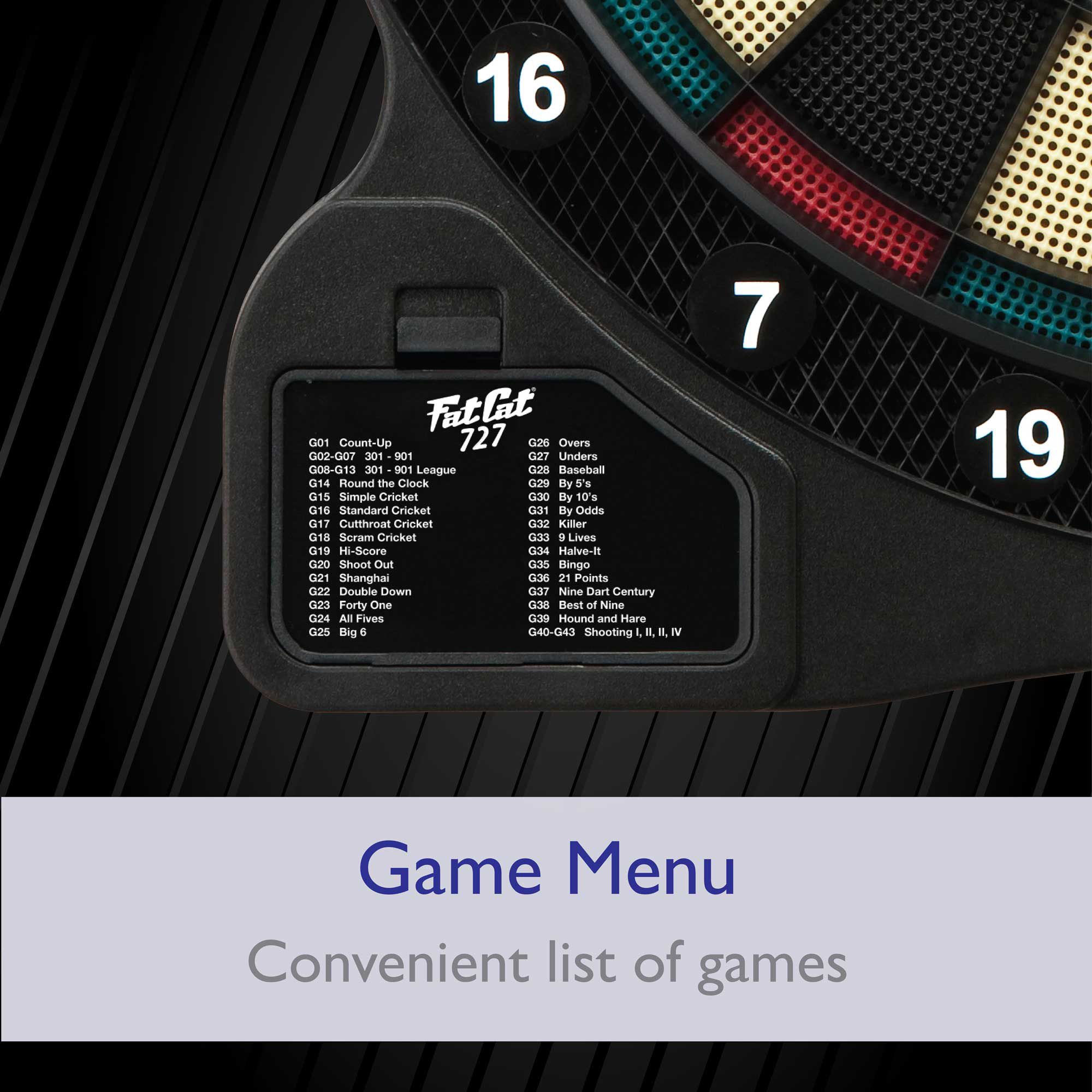 Fat Cat 727 Electronic Dartboard product image