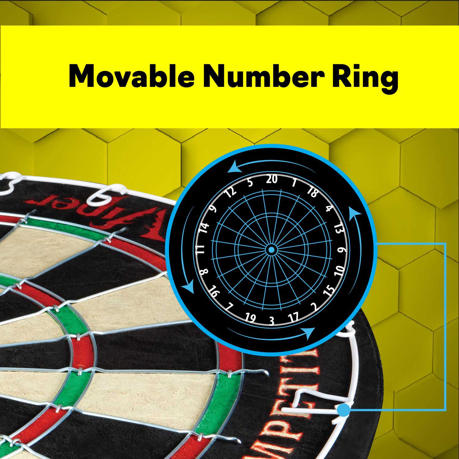 Viper League Pro Bristle Dartboard Starter Kit product image