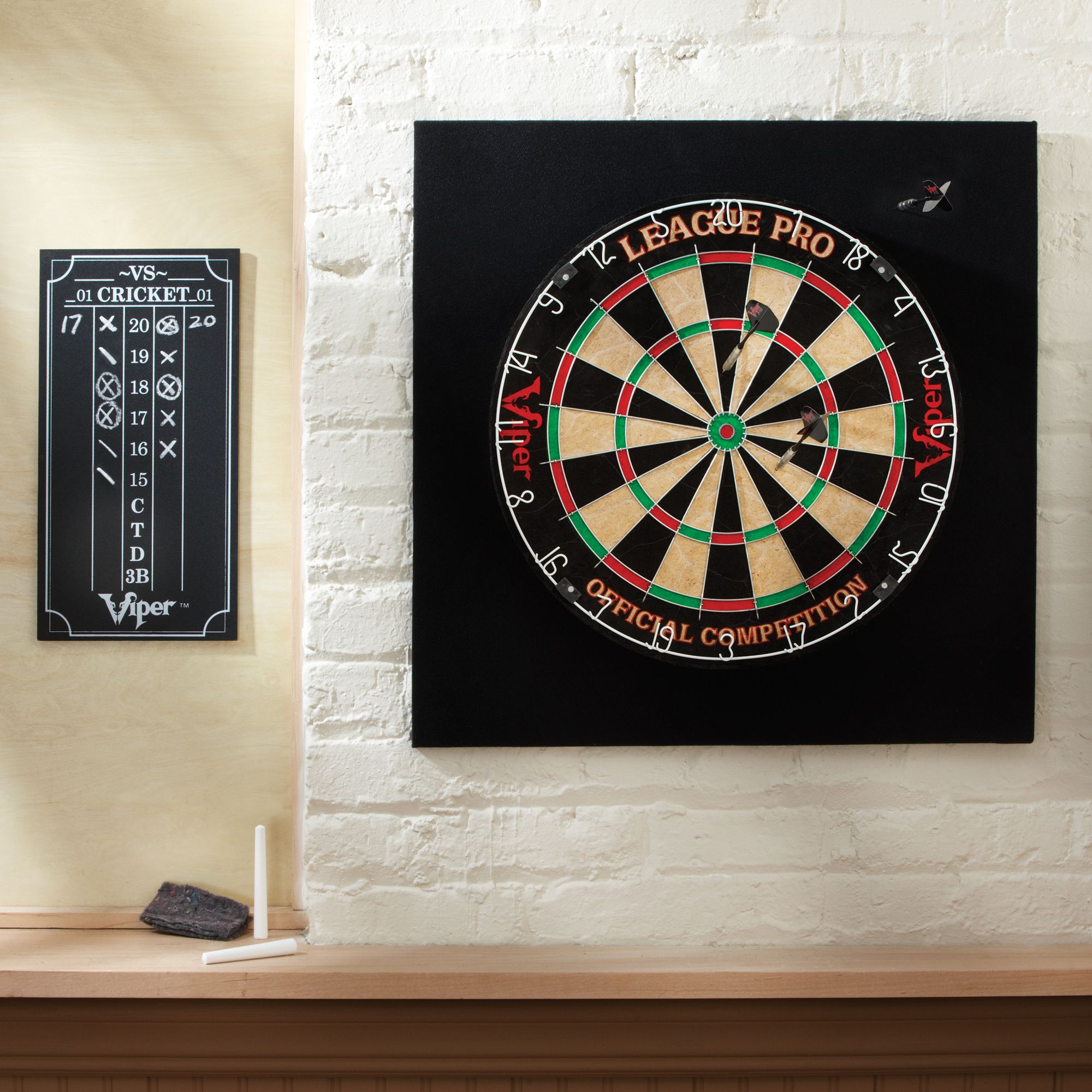 Viper League Pro Bristle Dartboard Starter Kit