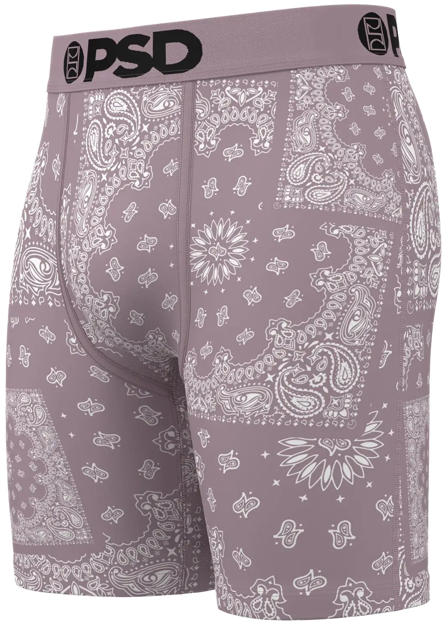 PSD Underwear Men's Mauve Bandana Boxer Briefs product image