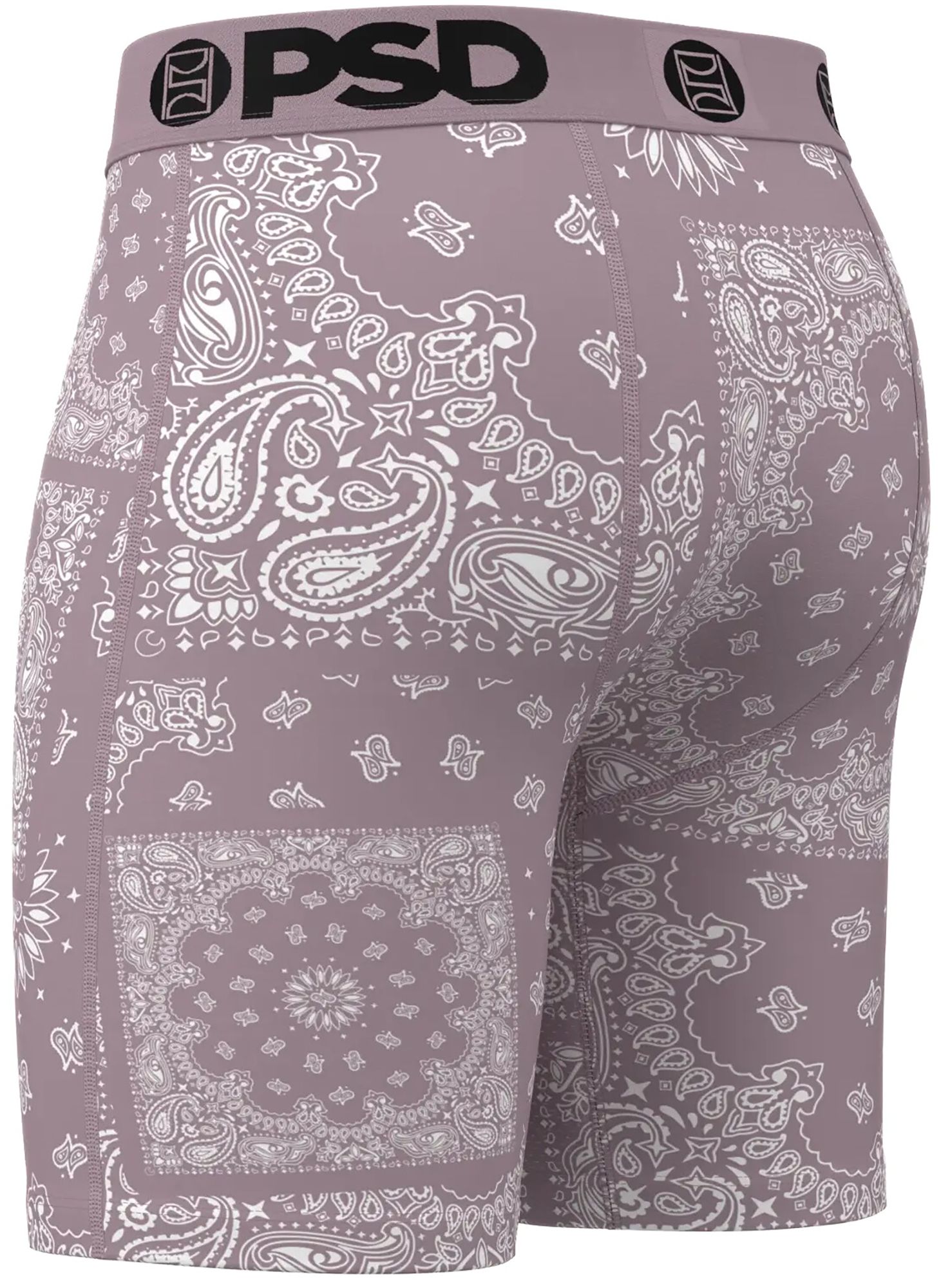 PSD Underwear Men's Mauve Bandana Boxer Briefs product image