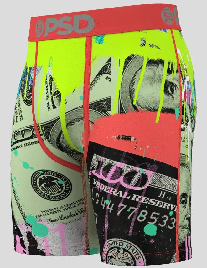 PSD Underwear Men's Money Hype Boxer Briefs - 3 Pack product image