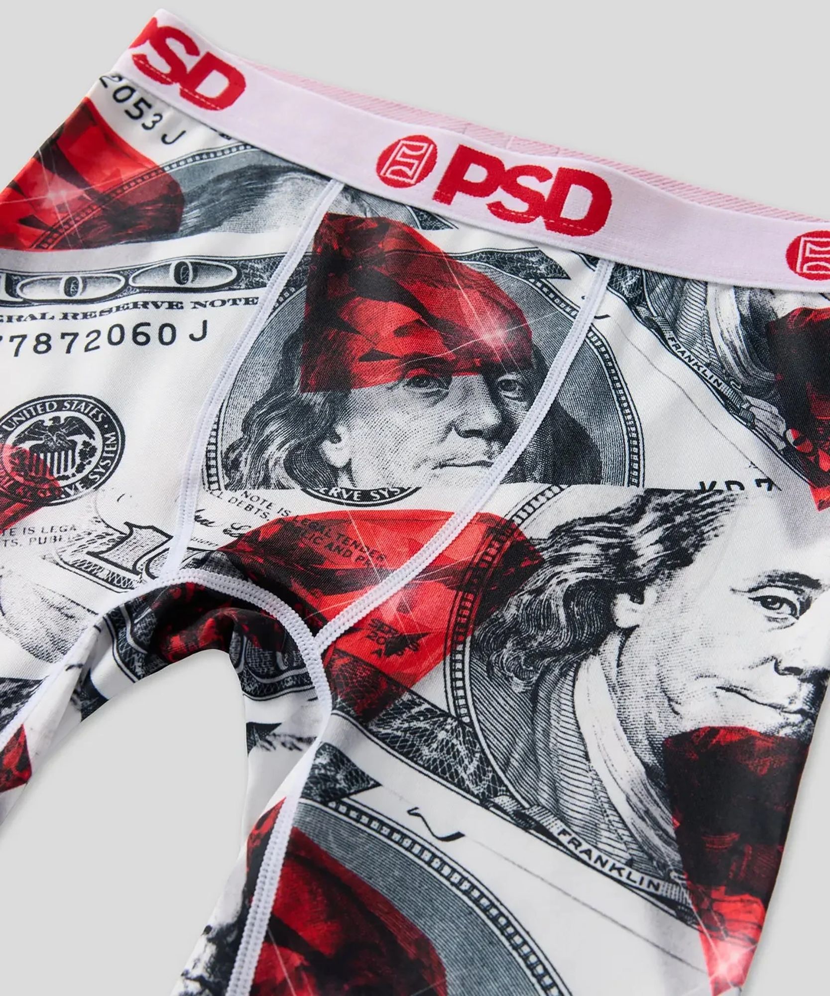 PSD Underwear Boys' Red Cash Boxer Briefs product image