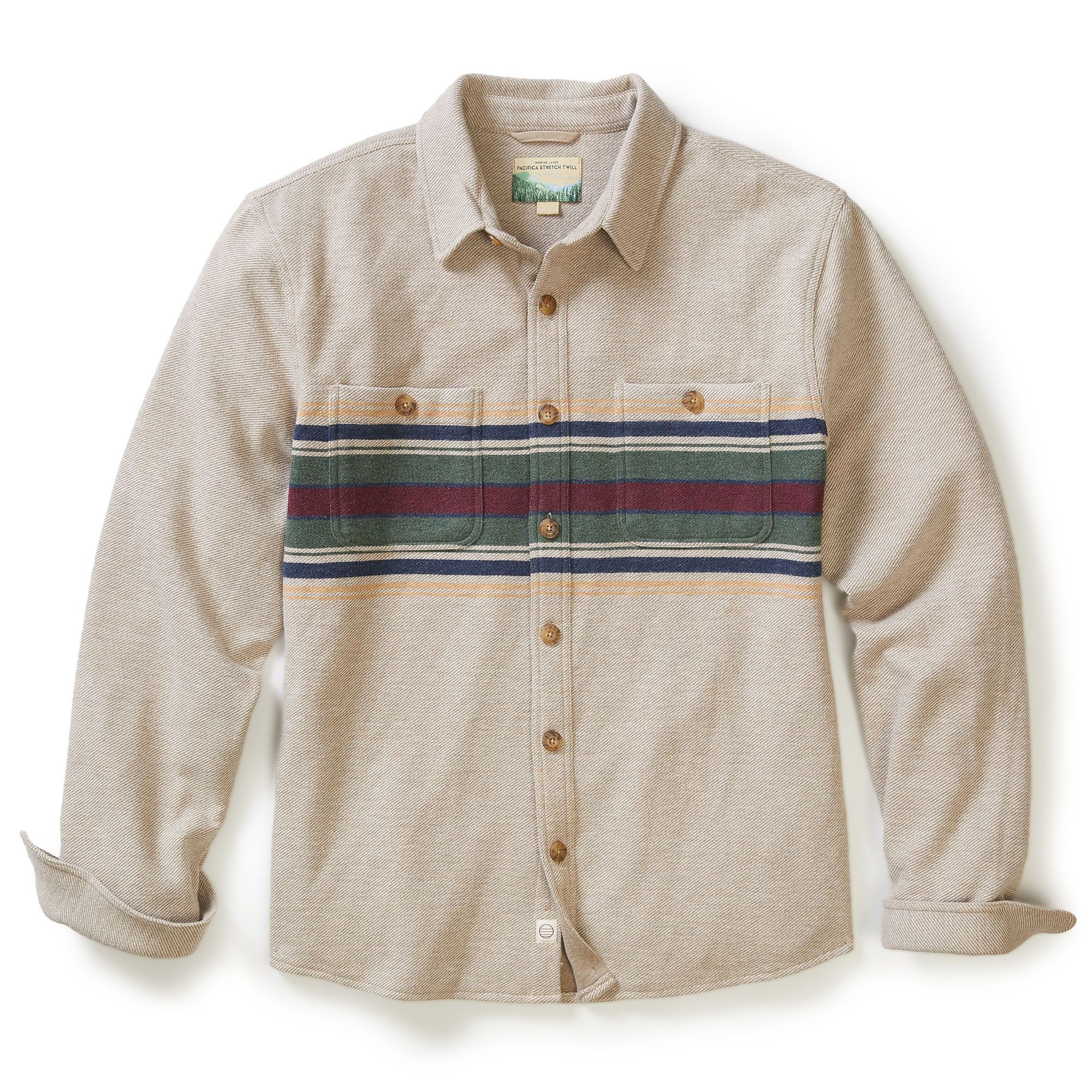 Marine Layer Men's Pacifica Stretch Twill Overshirt product image