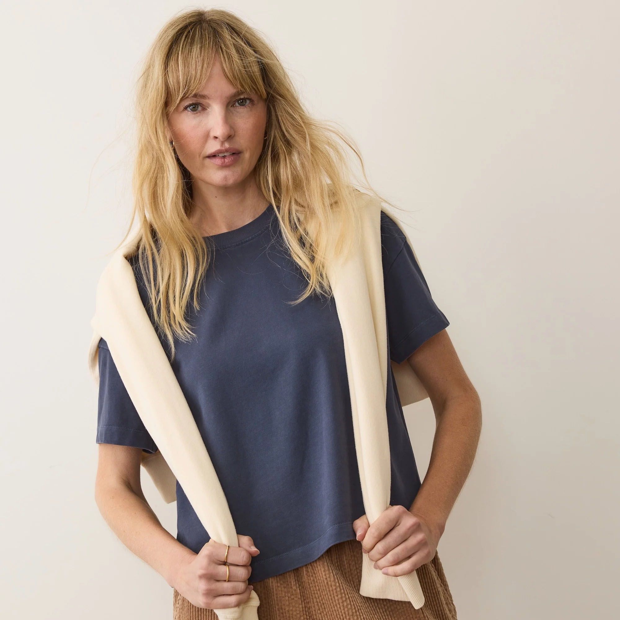 Marine Layer Women's Cloud  9 Jersey Crew T-Shirt product image