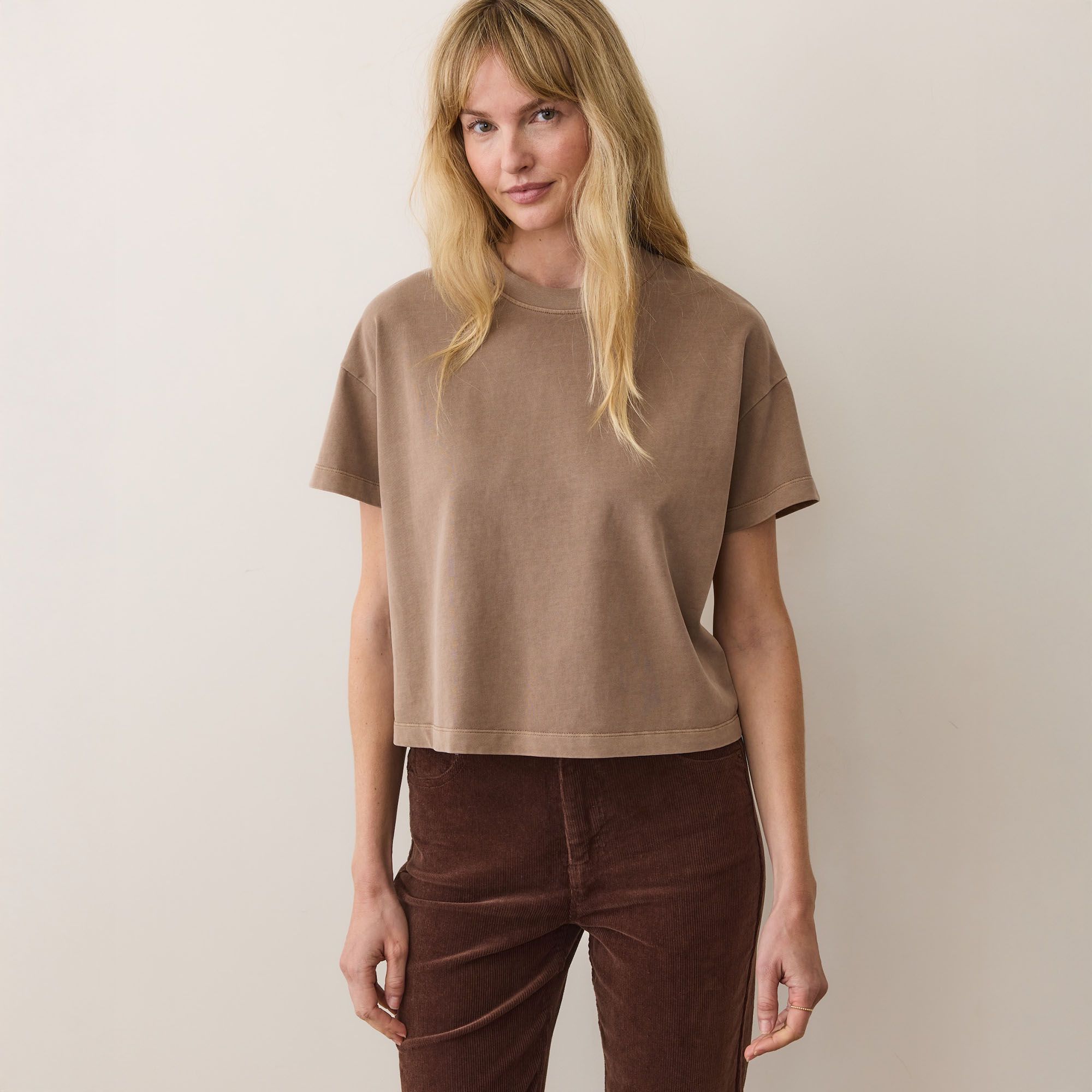 Marine Layer Women's Cloud  9 Jersey Crew T-Shirt product image