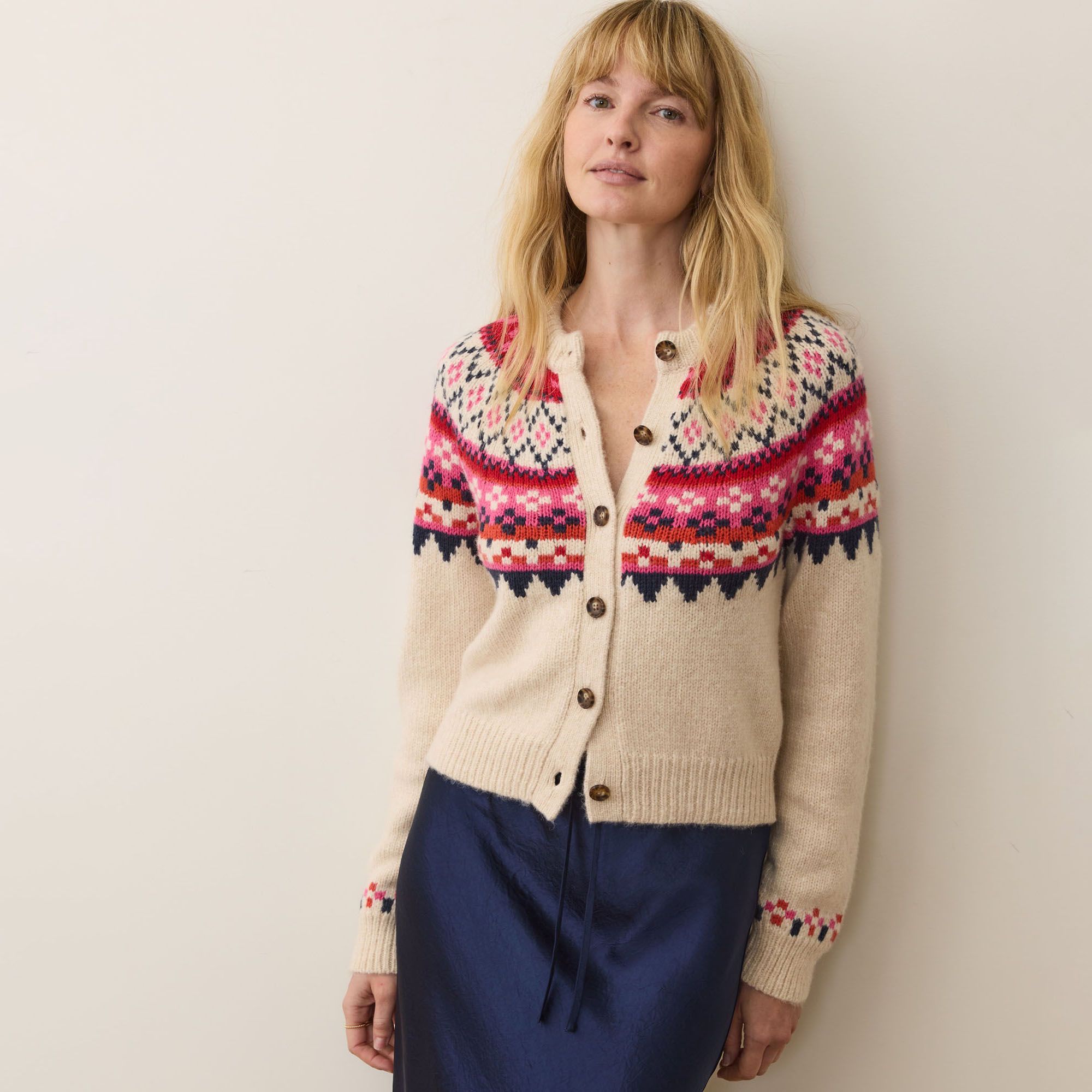 Marine Layer Women's Ava Fair Isle Cardigan product image