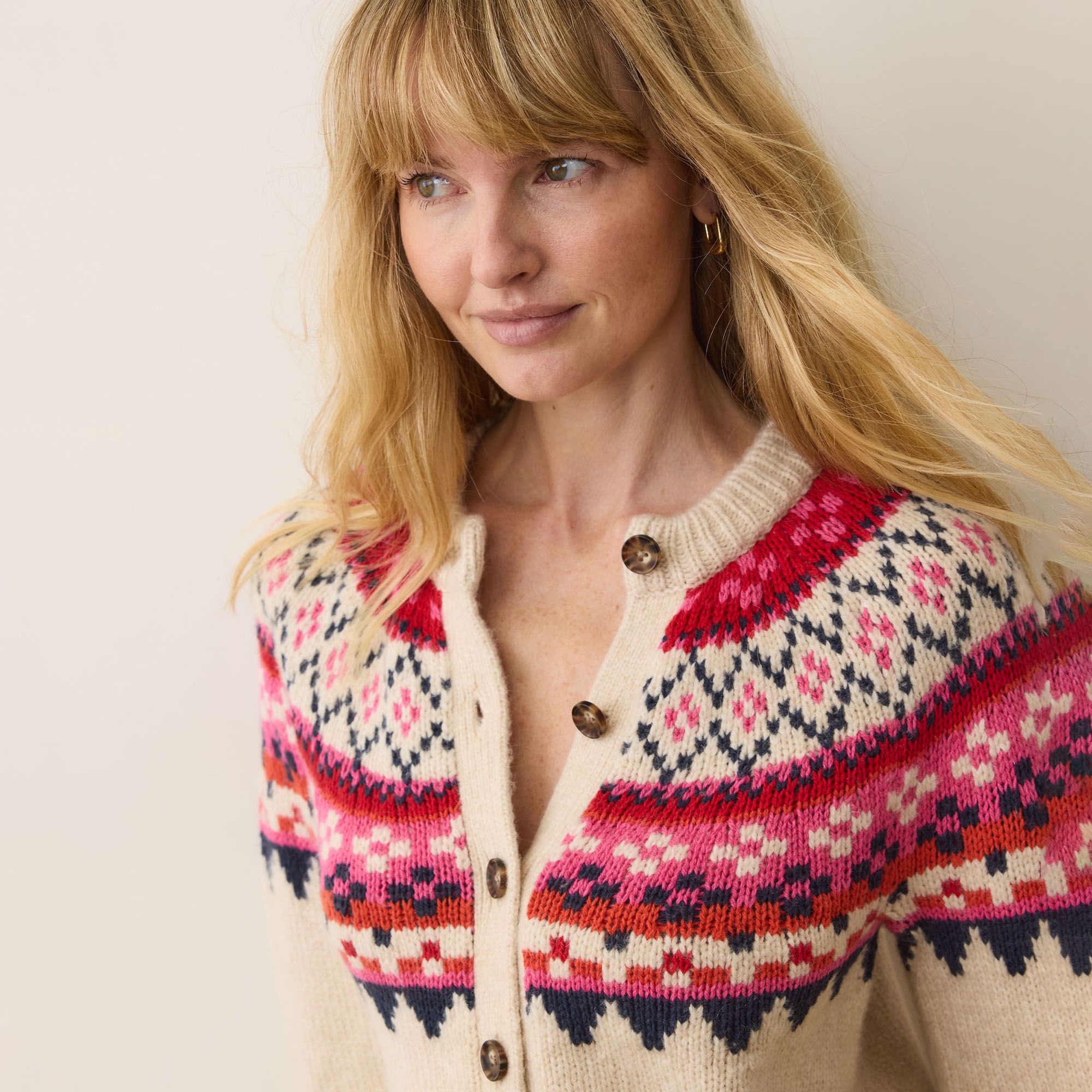 Marine Layer Women's Ava Fair Isle Cardigan product image
