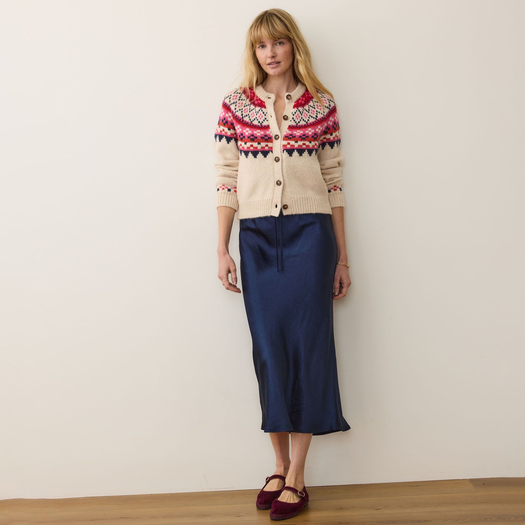 Marine Layer Women's Ava Fair Isle Cardigan product image