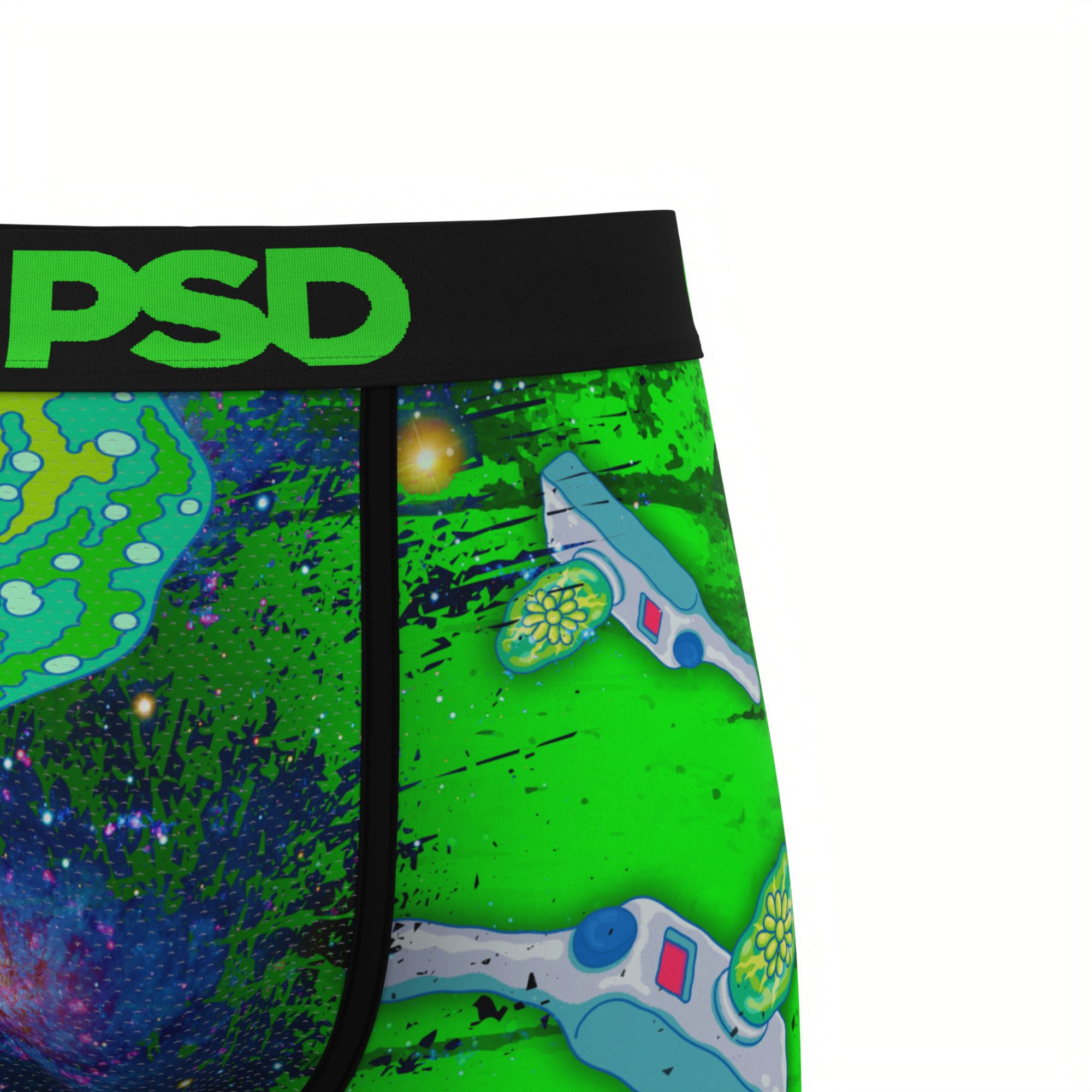PSD Underwear Men's Rick and Morty Portal Void Boxer Briefs product image