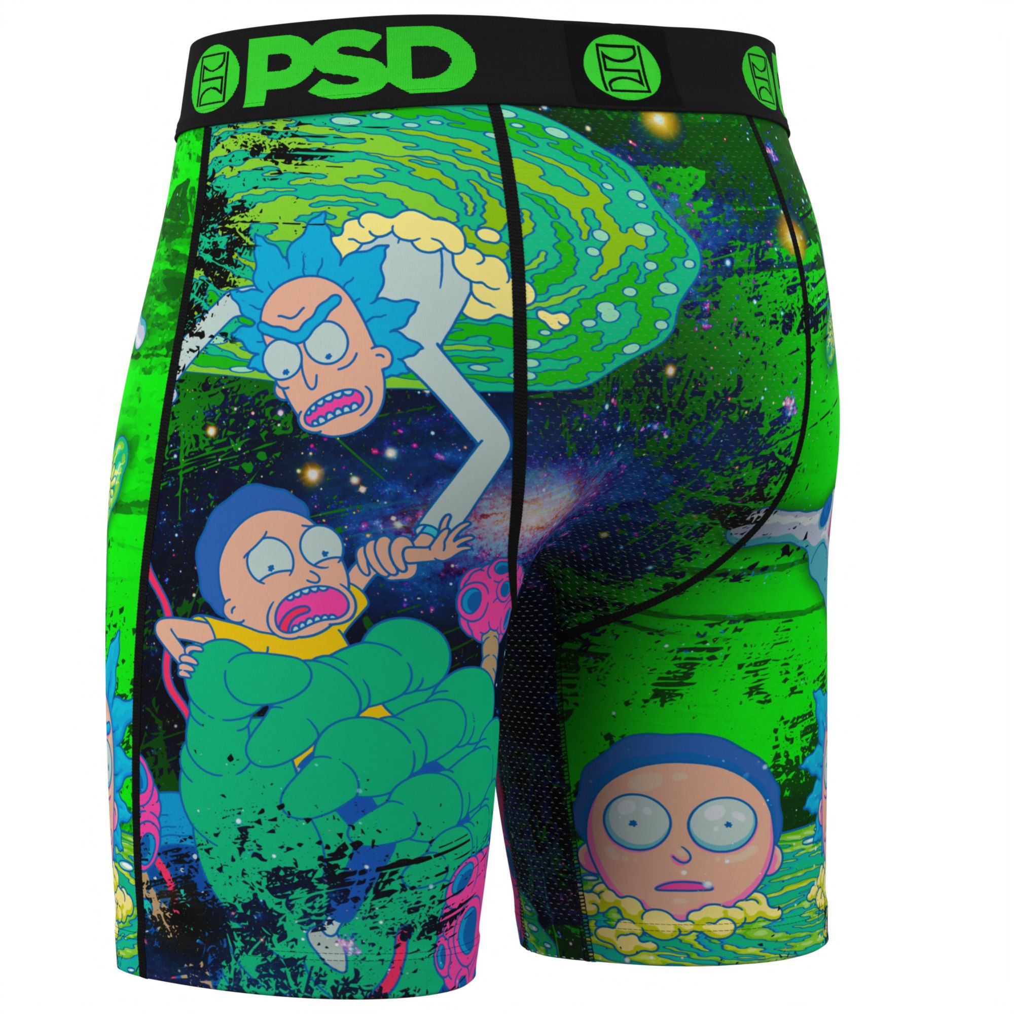 PSD Underwear Men's Rick and Morty Portal Void Boxer Briefs product image