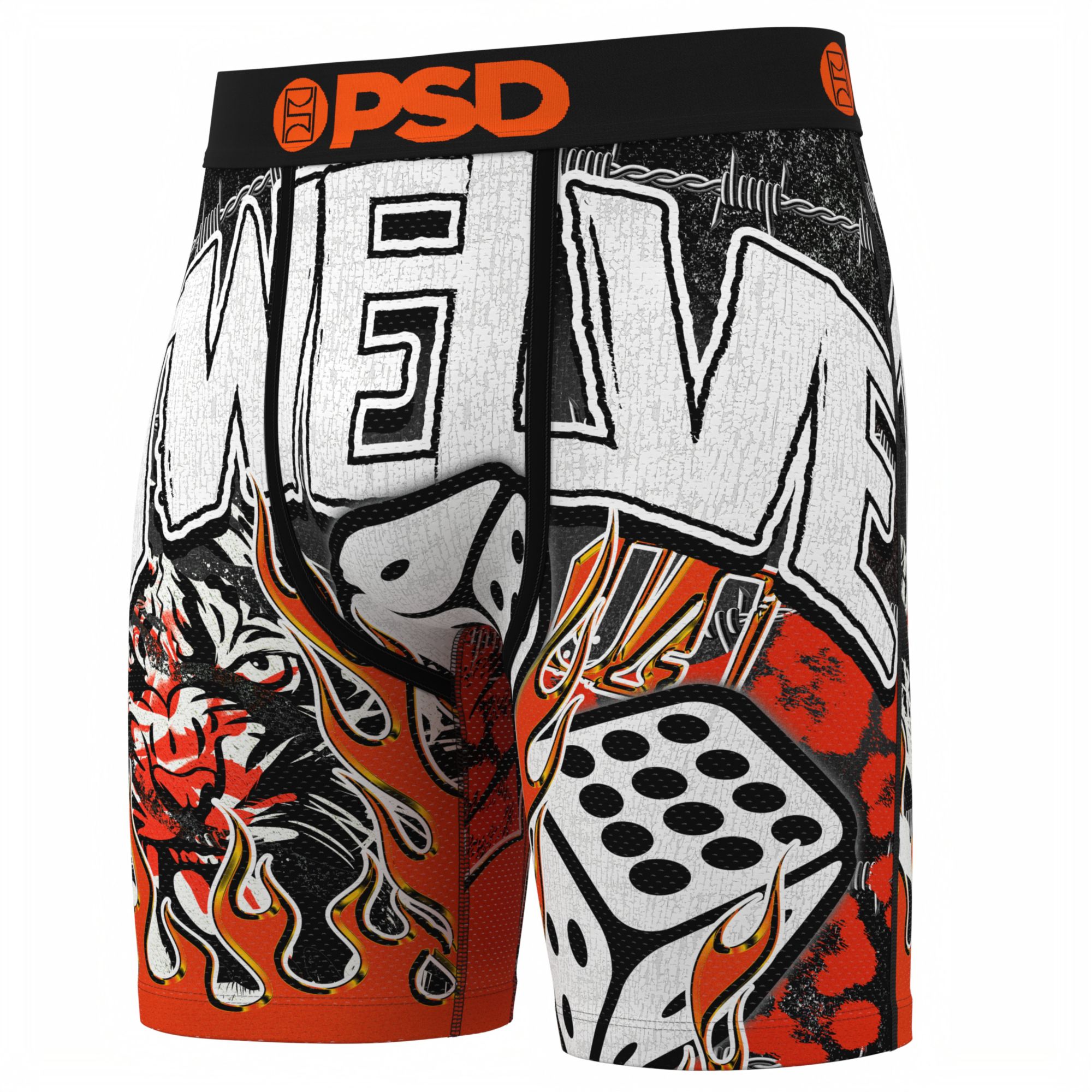 PSD Underwear Men's Ja Twelve Dice Boxer Briefs product image