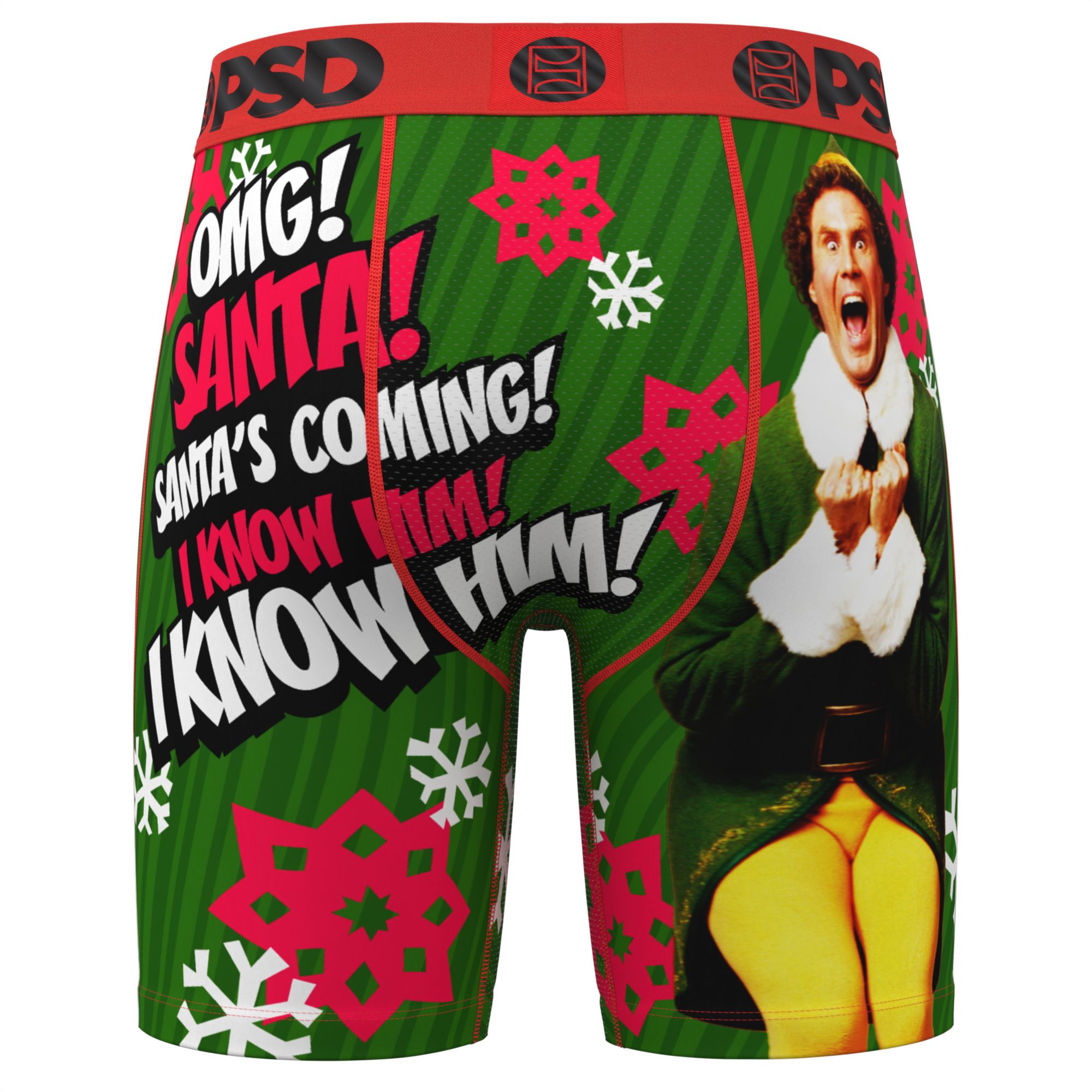 PSD Underwear Men's Elf I Know Him Boxer Briefs product image