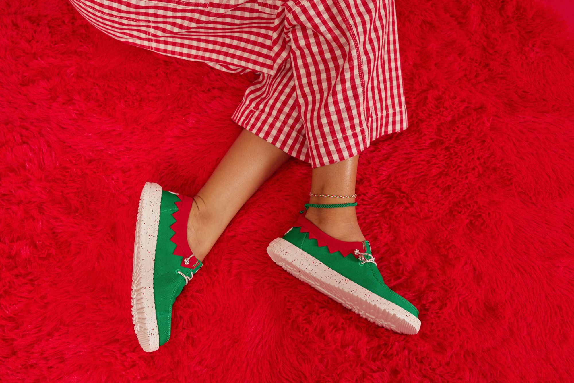 Hey Dude Women's Wendy Holiday Elf Shoes product image