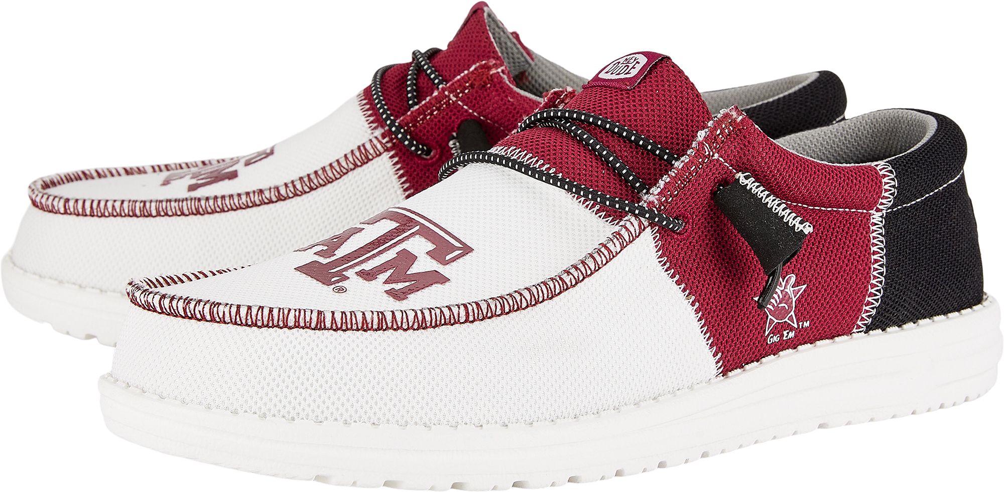 Hey Dude Men's Wally Tri Texas A&M Aggies Shoes product image
