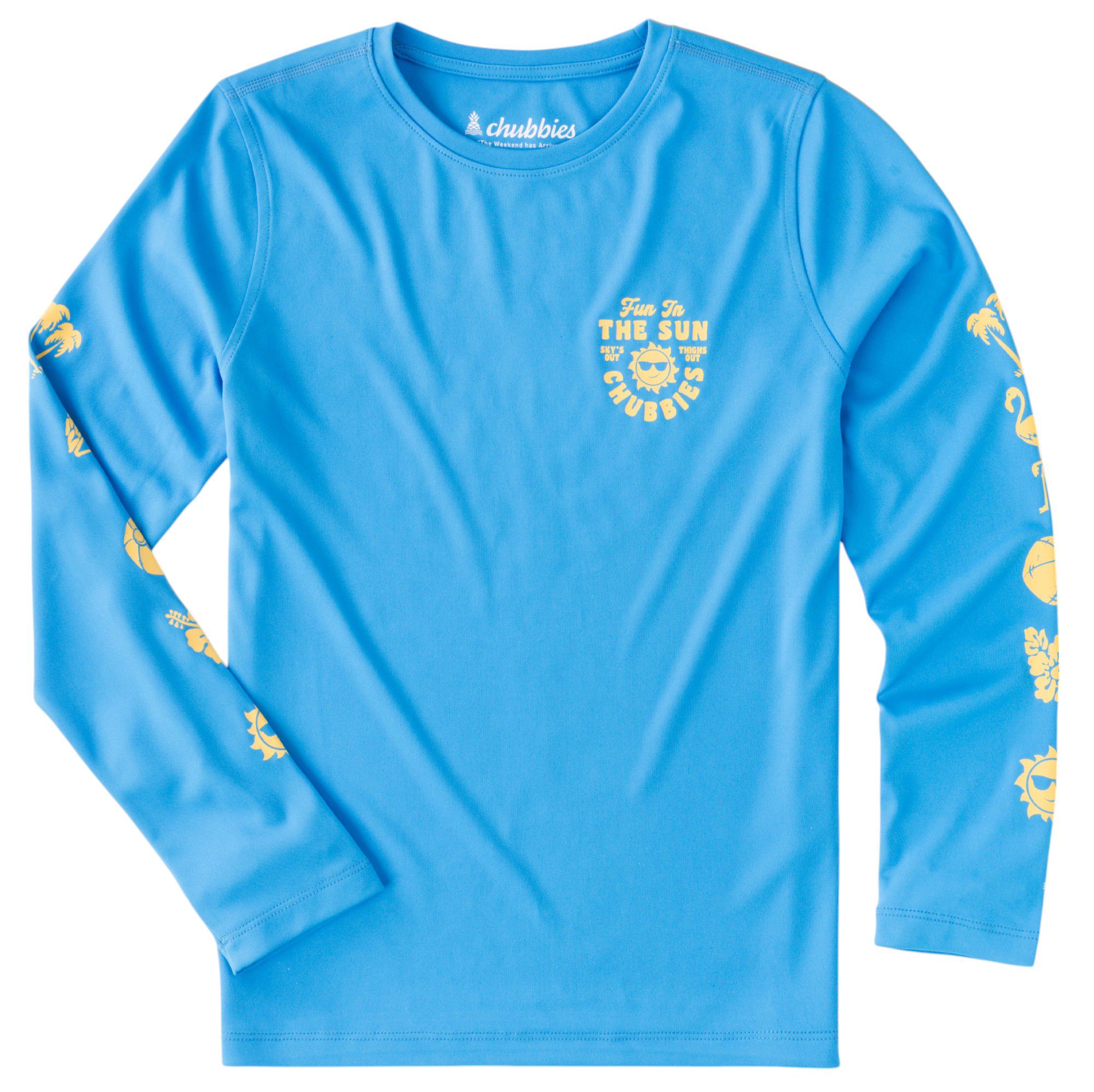 Chubbies Boys' Sun Long Sleeve Crewneck Shirt product image