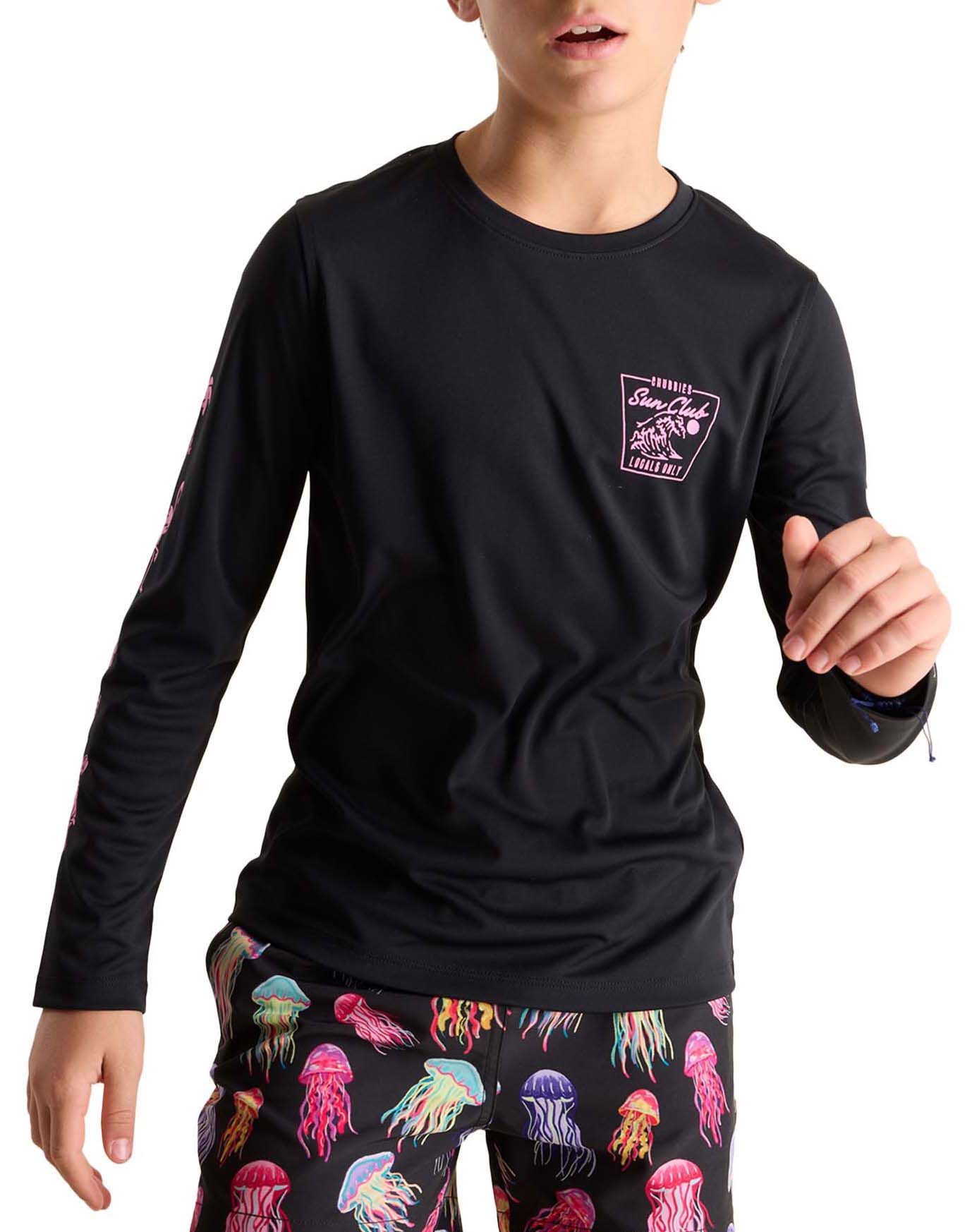 Chubbies Boys' Sun Long Sleeve Crewneck Shirt product image